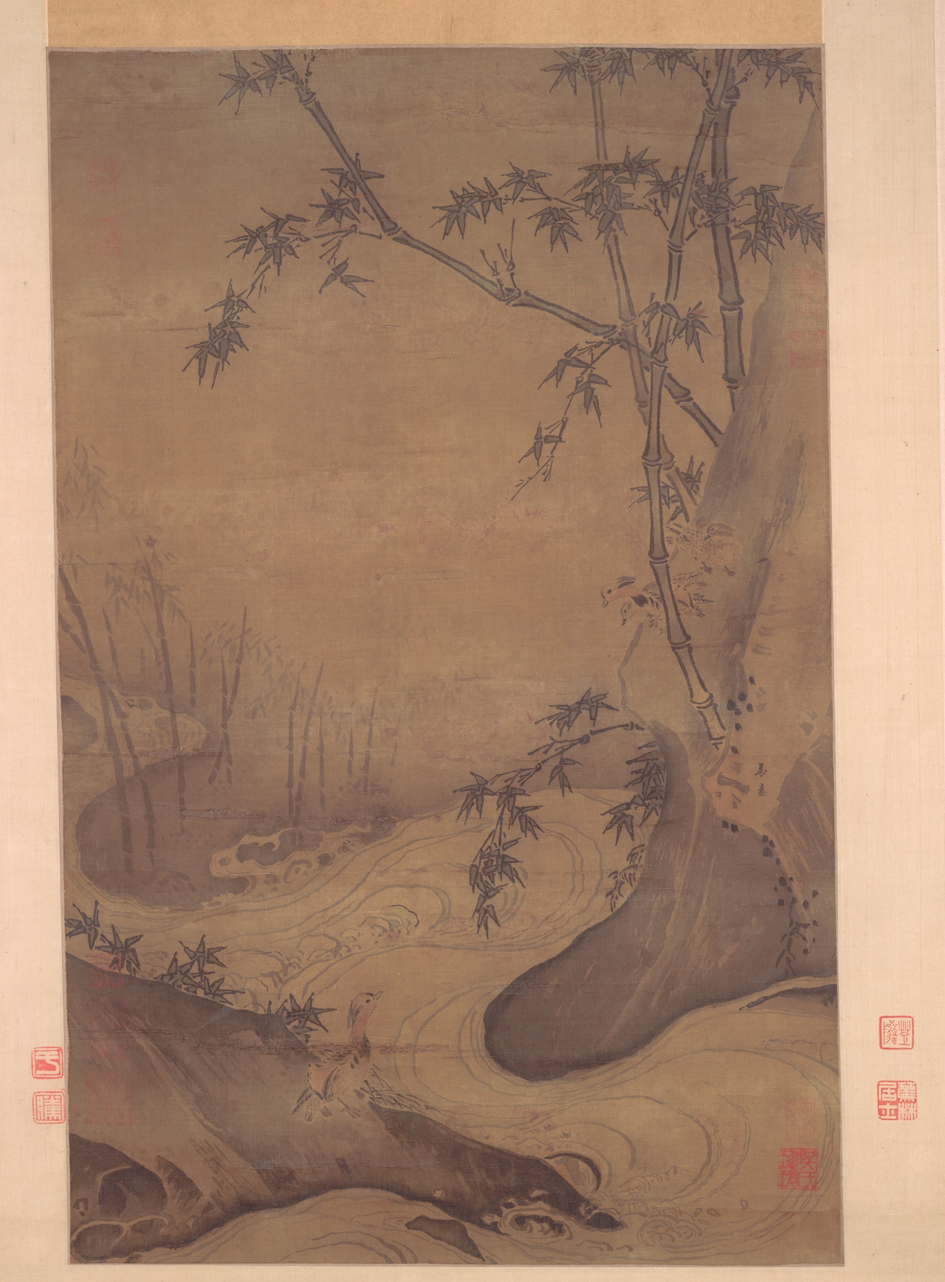 Bamboo and Ducks by a Rushing Stream, by Ma Yuan, public domain