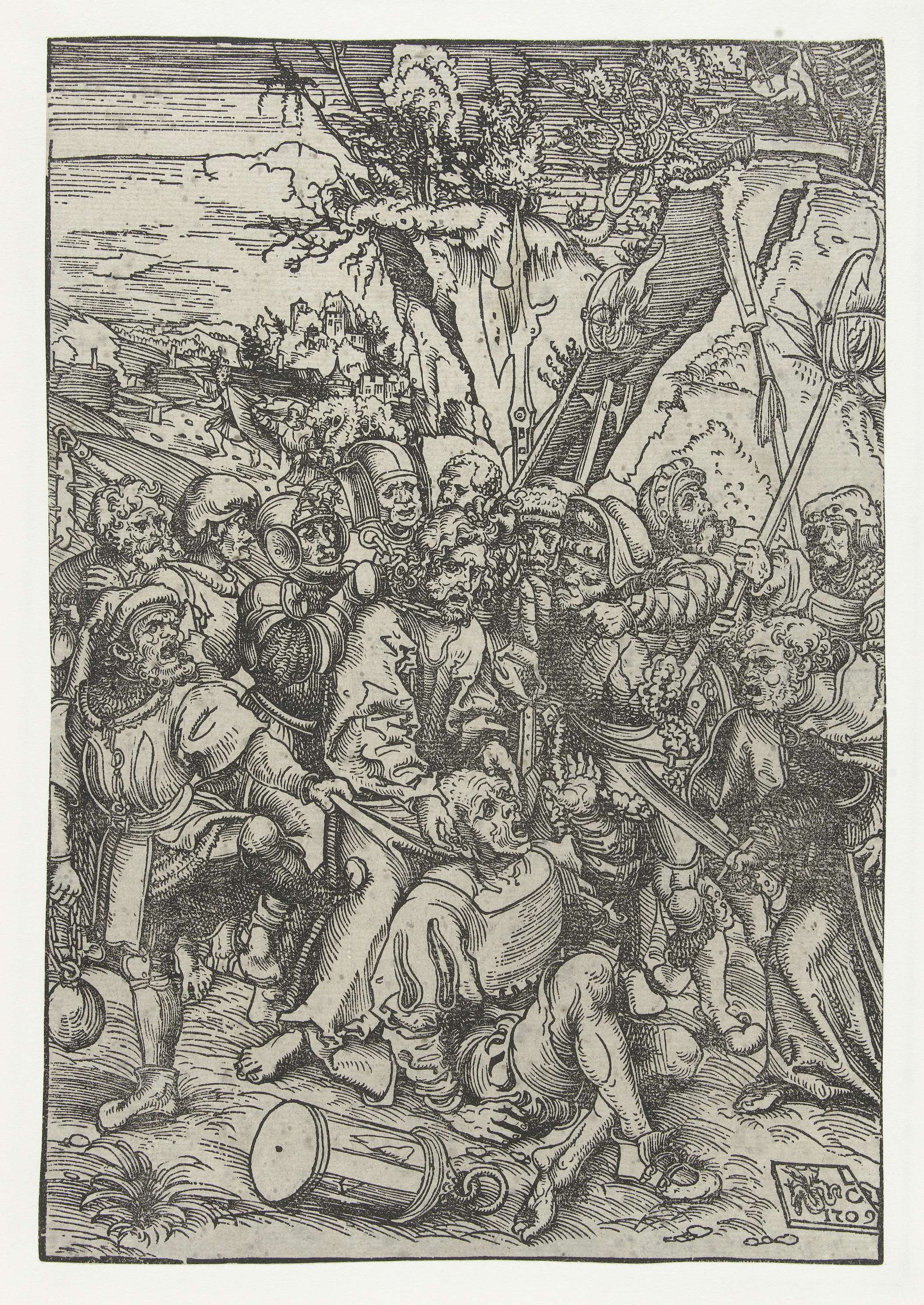 Gevangenneming van Christus, by Lucas Cranach (I), public domain