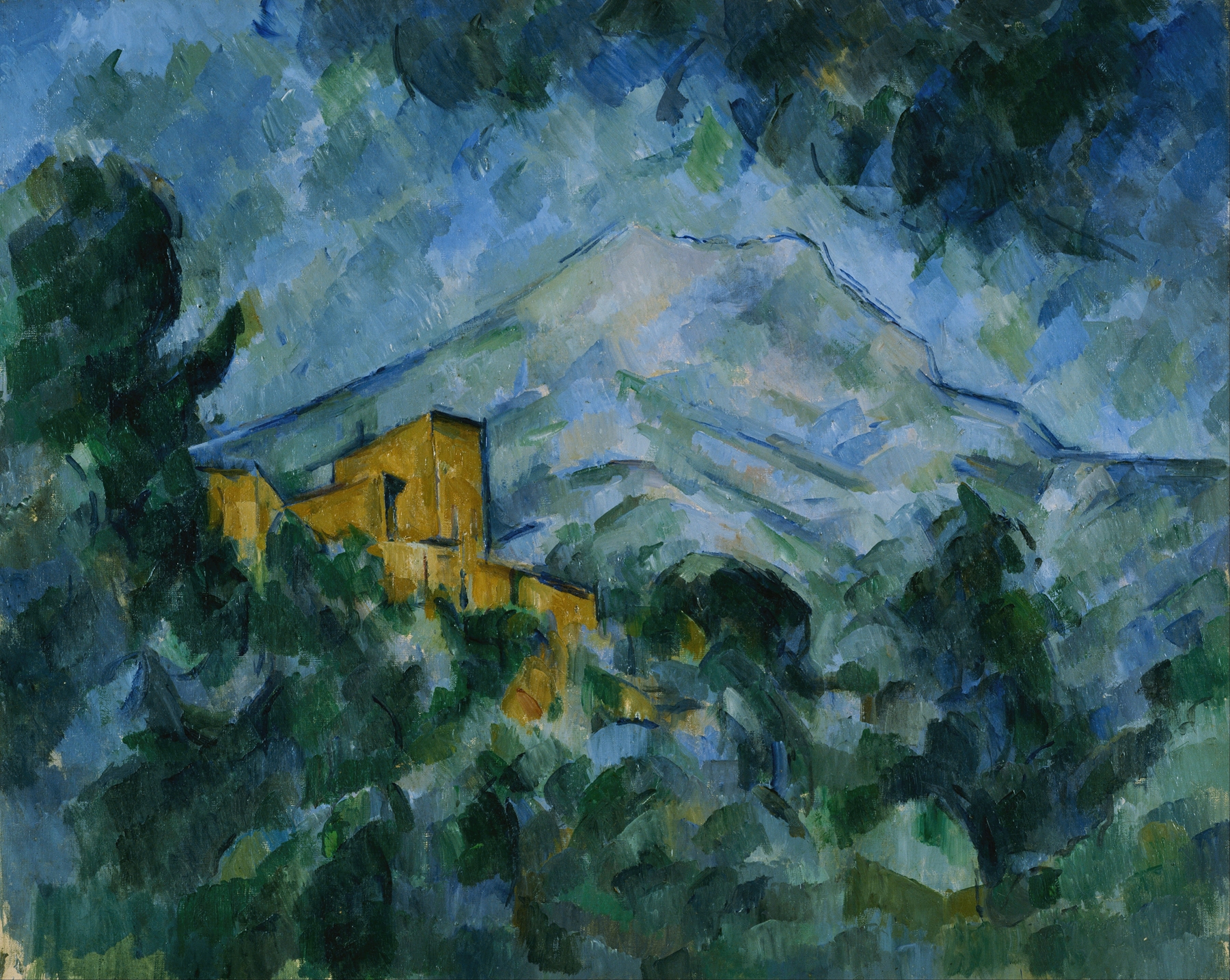 Mont Sainte-Victoire and Château Noir, by Paul Cezanne, public domain
