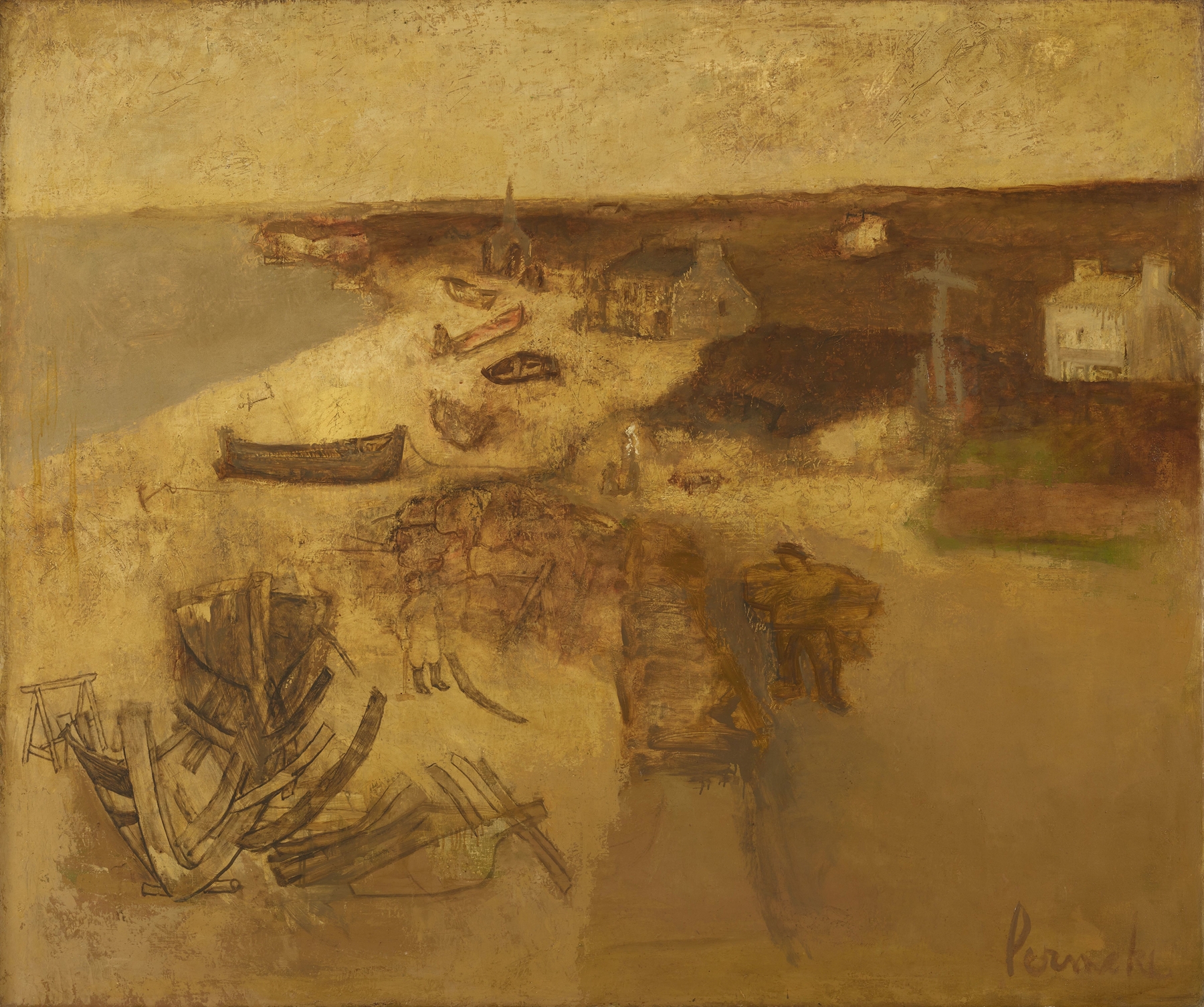 Bretoens landschap, by Constant Permeke, public domain