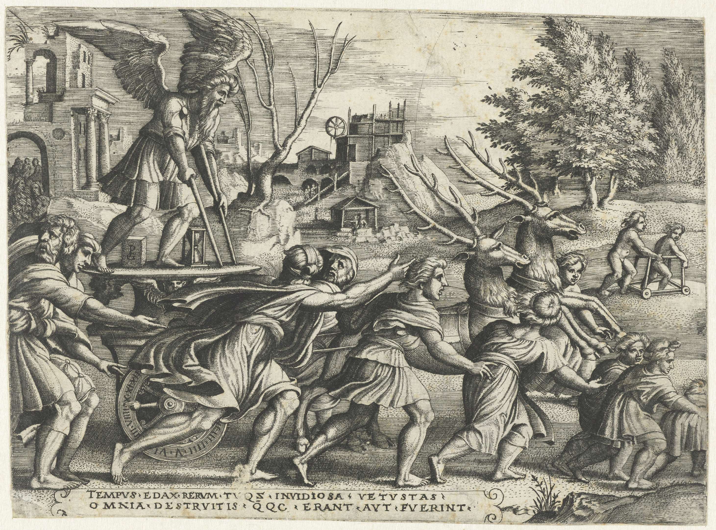 Triomf van de Tijd, by Georg Pencz, public domain