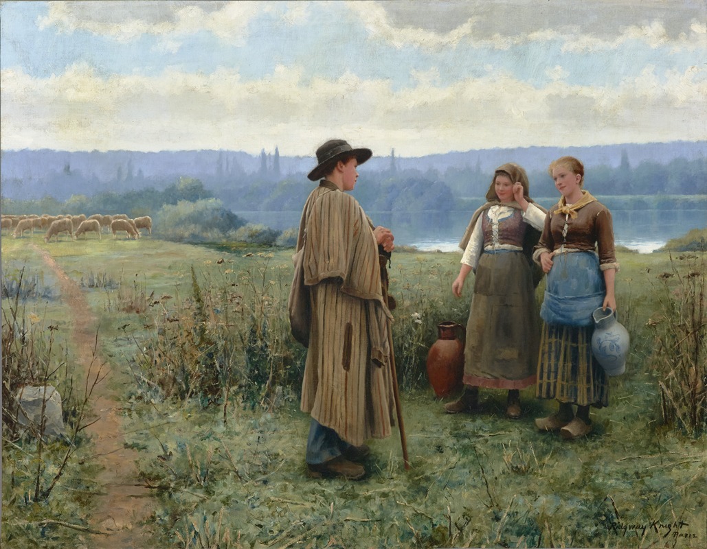 A serene depiction of a woman enjoying a quiet moment in nature.