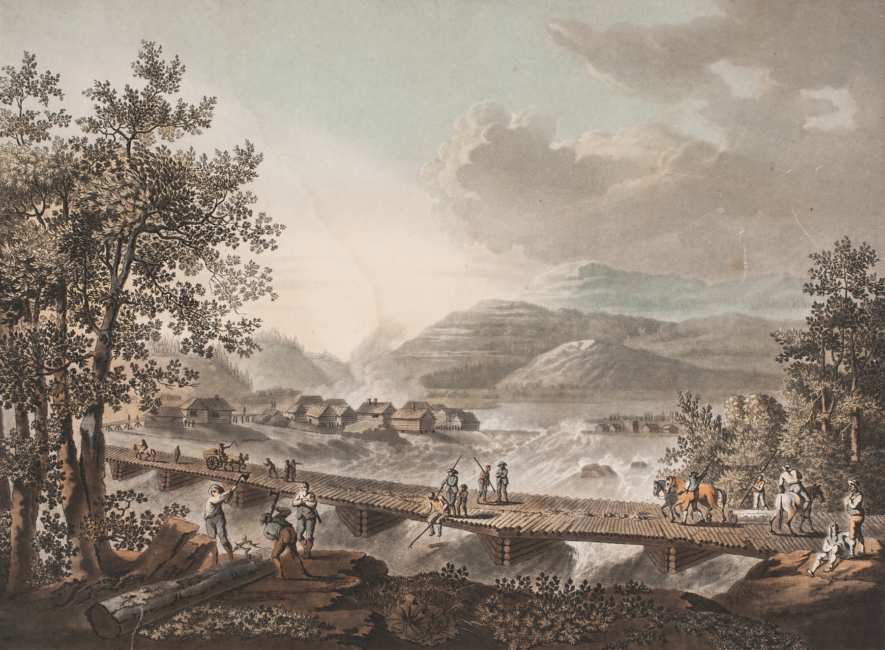 Vue d’une partie de Hönefoss, by Georg Haas, public domain