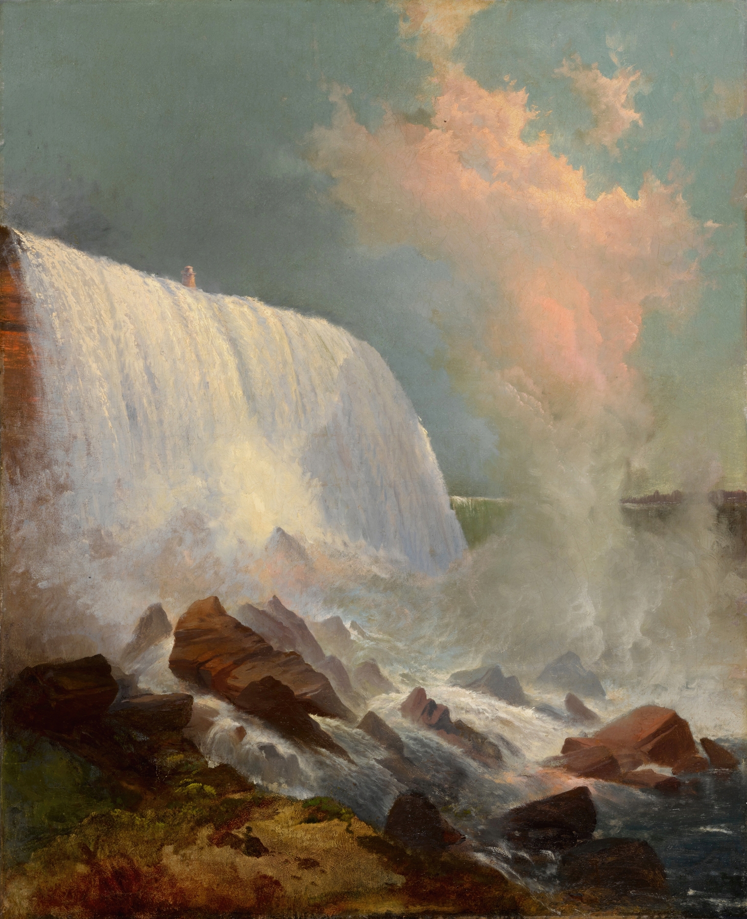 Niagara Falls, by Edward Moran, public domain