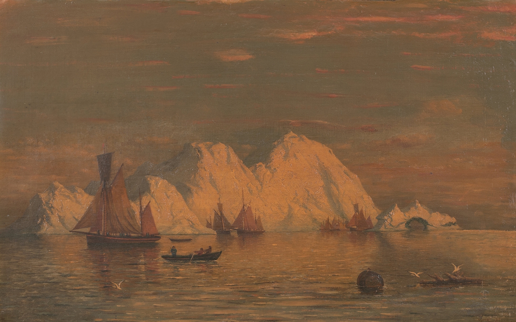 Off the Coast of Labrador, by William Bradford, public domain