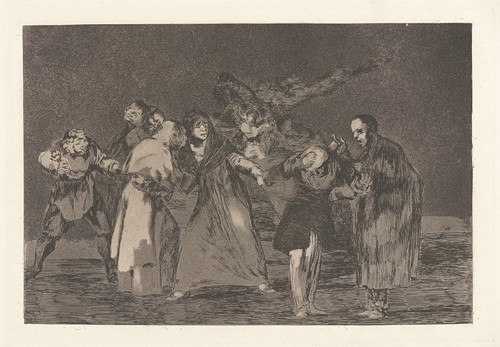 This painting by Francisco de Goya explores the theme of words and their impact.