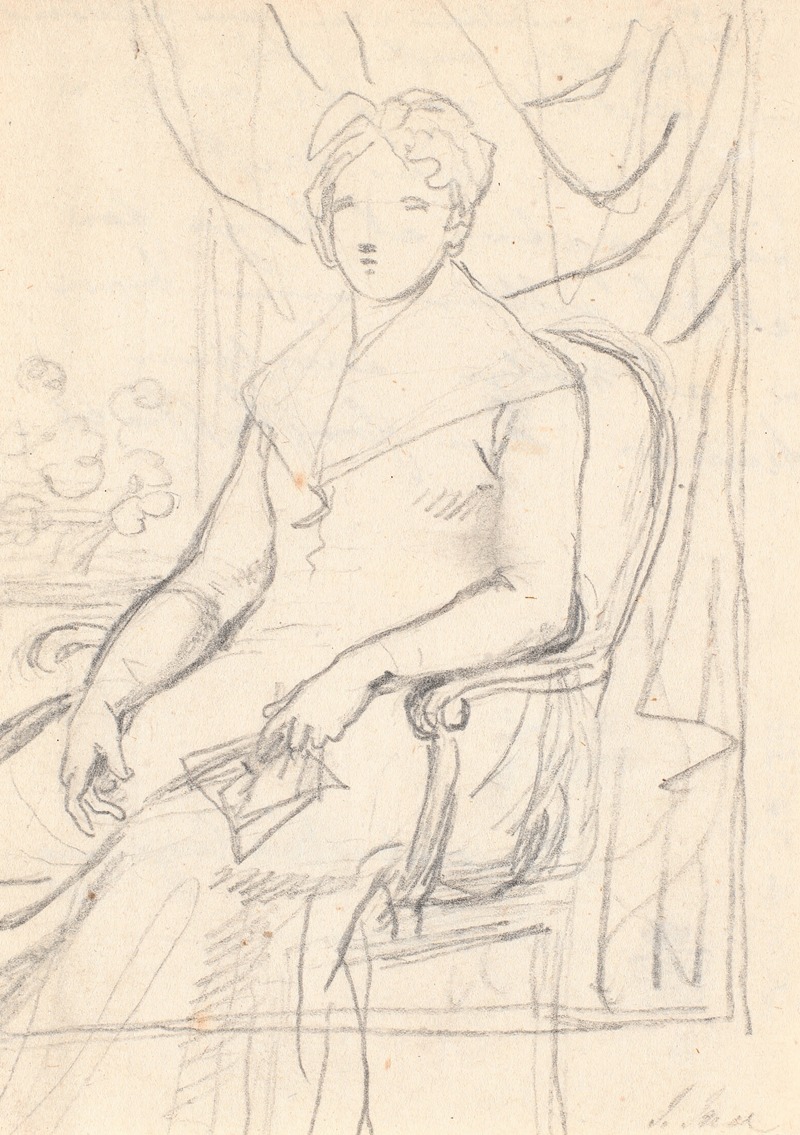A portrait of Countess Anna Joachima Danneskiold-Laurvigen by Jens Juel.