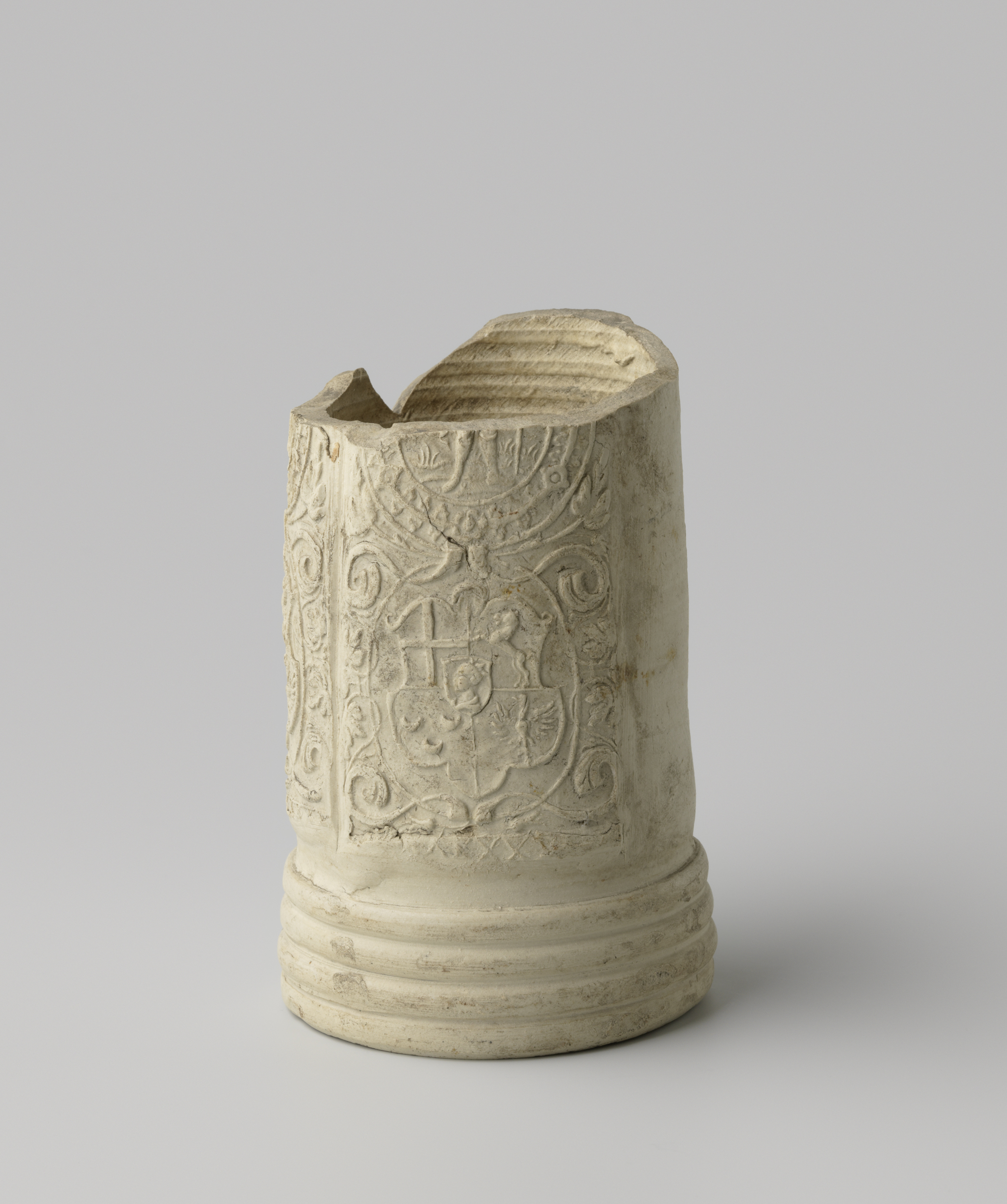 Fragment of a tankard with a coat of arms, Northern Renaissance, unknown artist