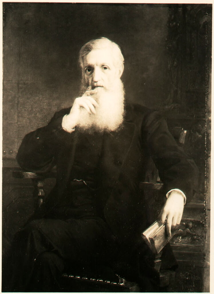 Portrait of George Bancroft, oil on canvas by Gustav Richter