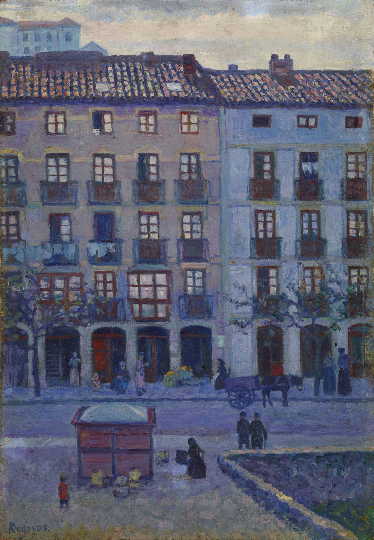 Azul, San Sebastian, by Darío de Regoyos, public domain