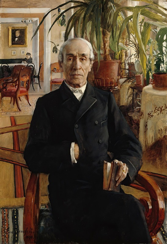A portrait of Baron Johan Philip Palmén by Eero Järnefelt.