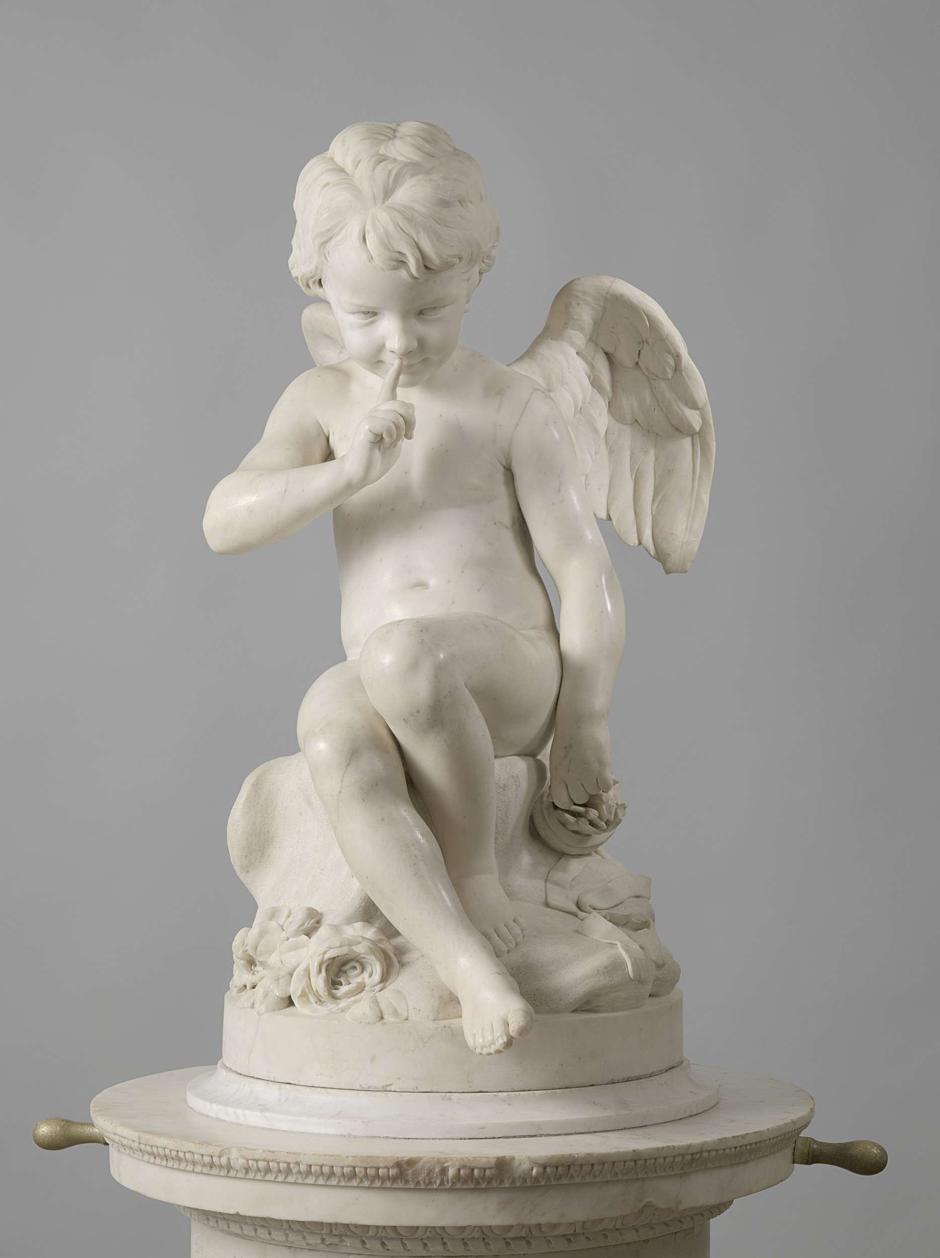 Seated Cupid, by Étienne-Maurice Falconet, public domain