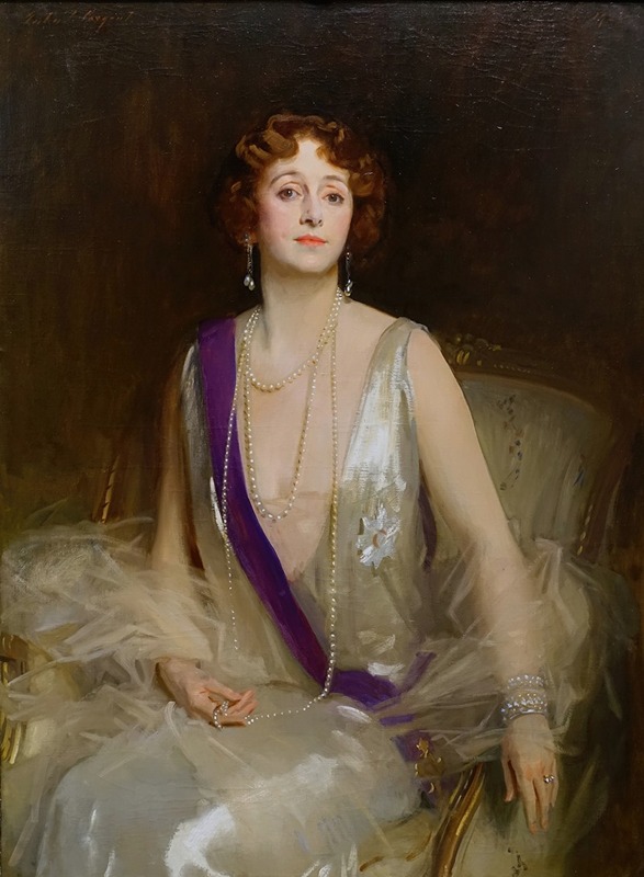 Portrait of Grace Elvina, Marchioness Curzon of Kedleston by John Singer Sargent.