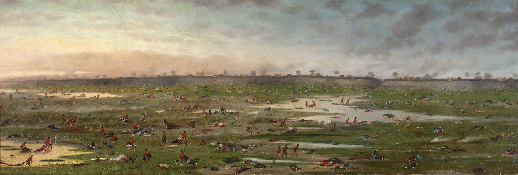 Después de la Batalla de Curupaytí, by Cándido Lopez, public domain