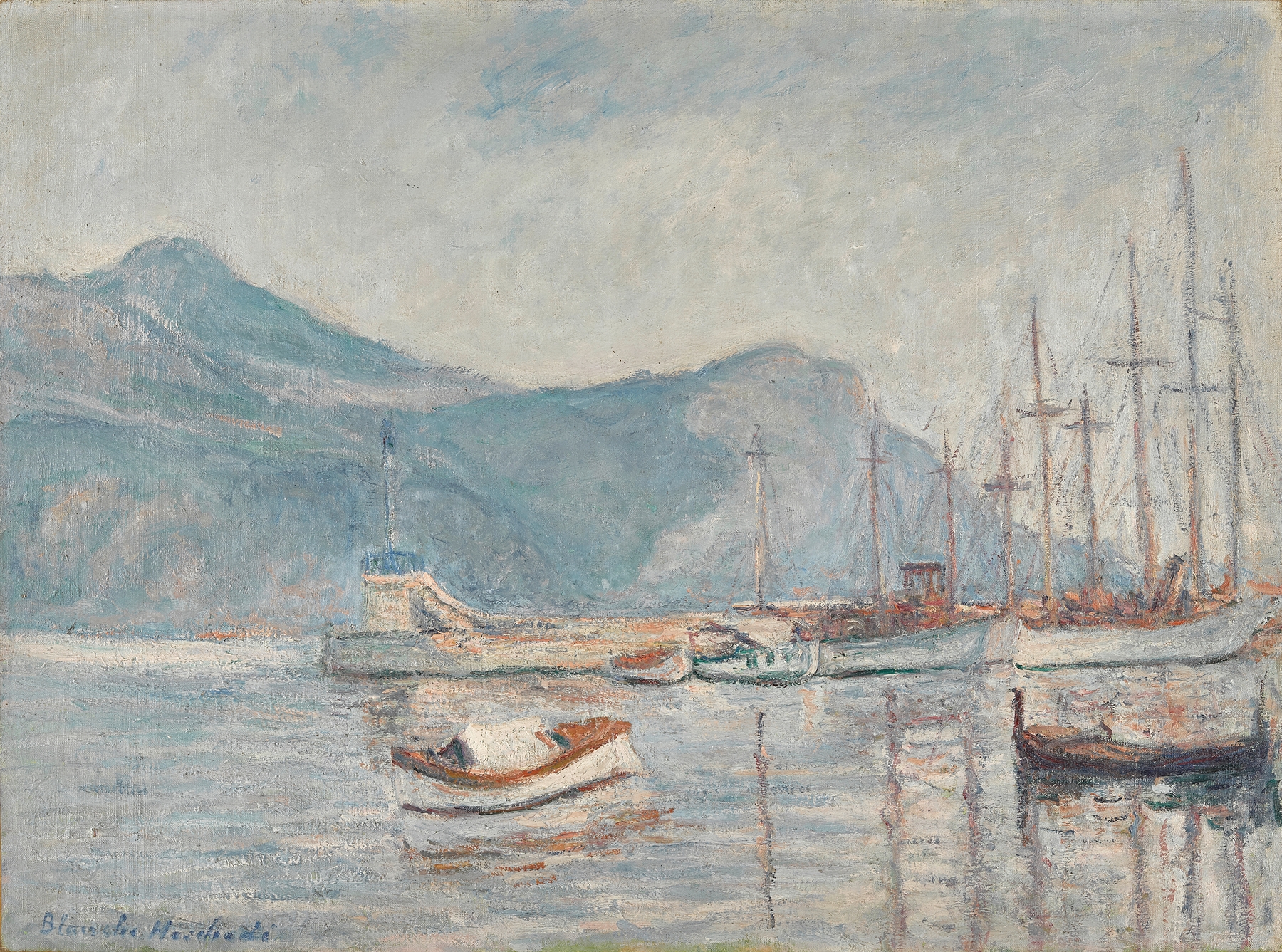 Le lac, by Blanche Hoschedé-Monet, public domain