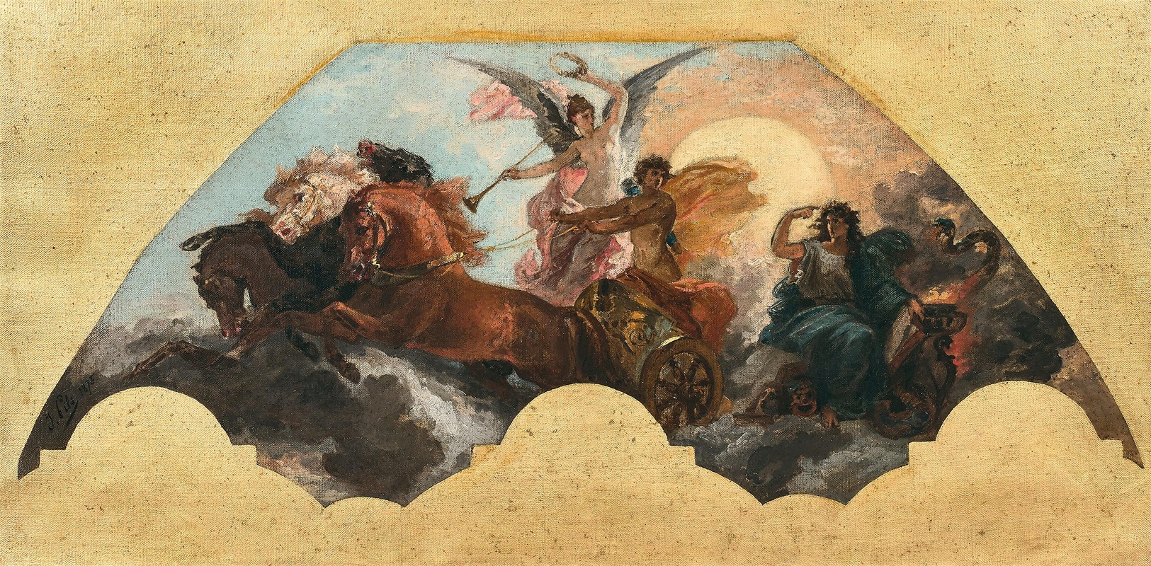 A project for the decoration of the Opéra Garnier by Isidore Pils.