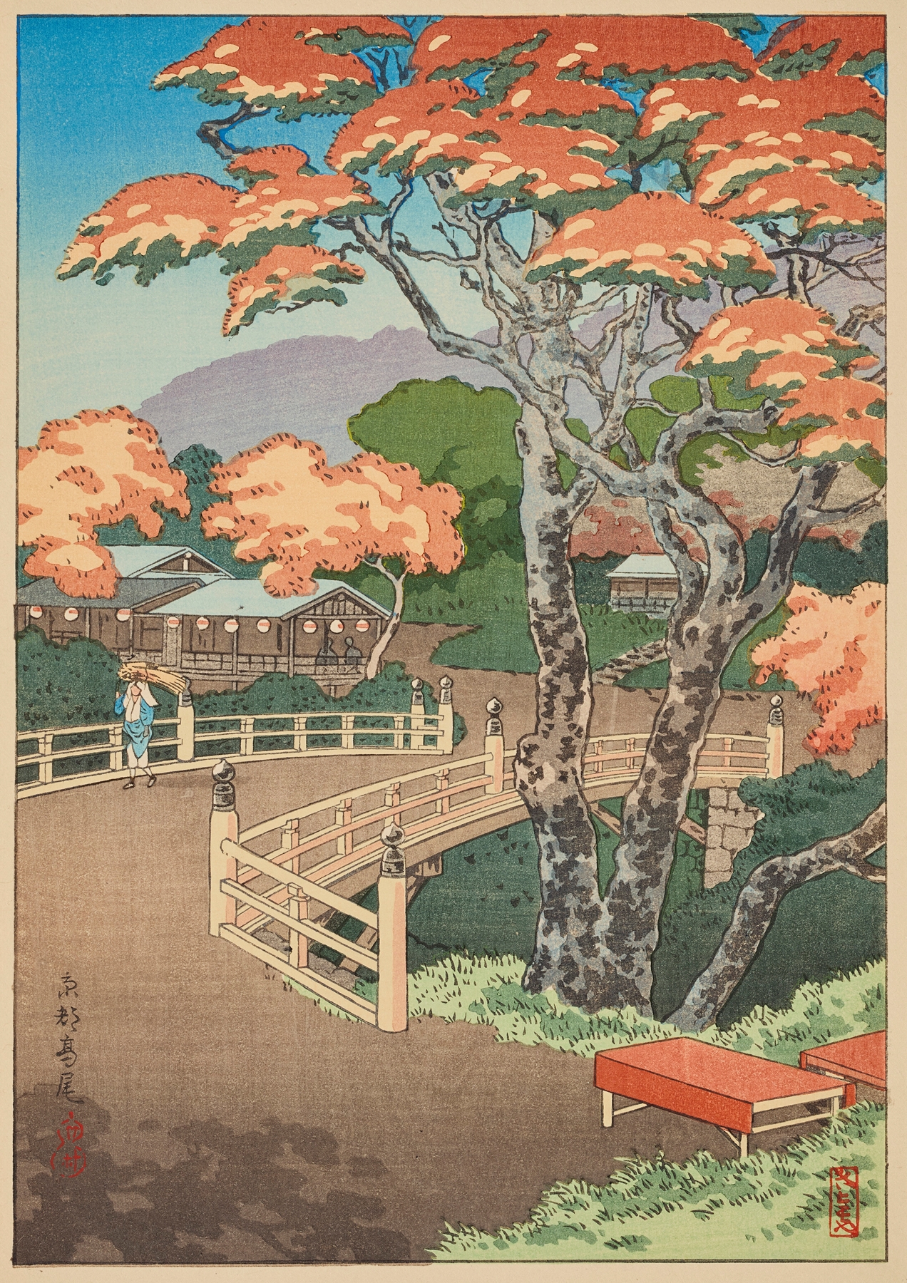 Kyoto Takao, by Tsuchiya Kōitsu, public domain
