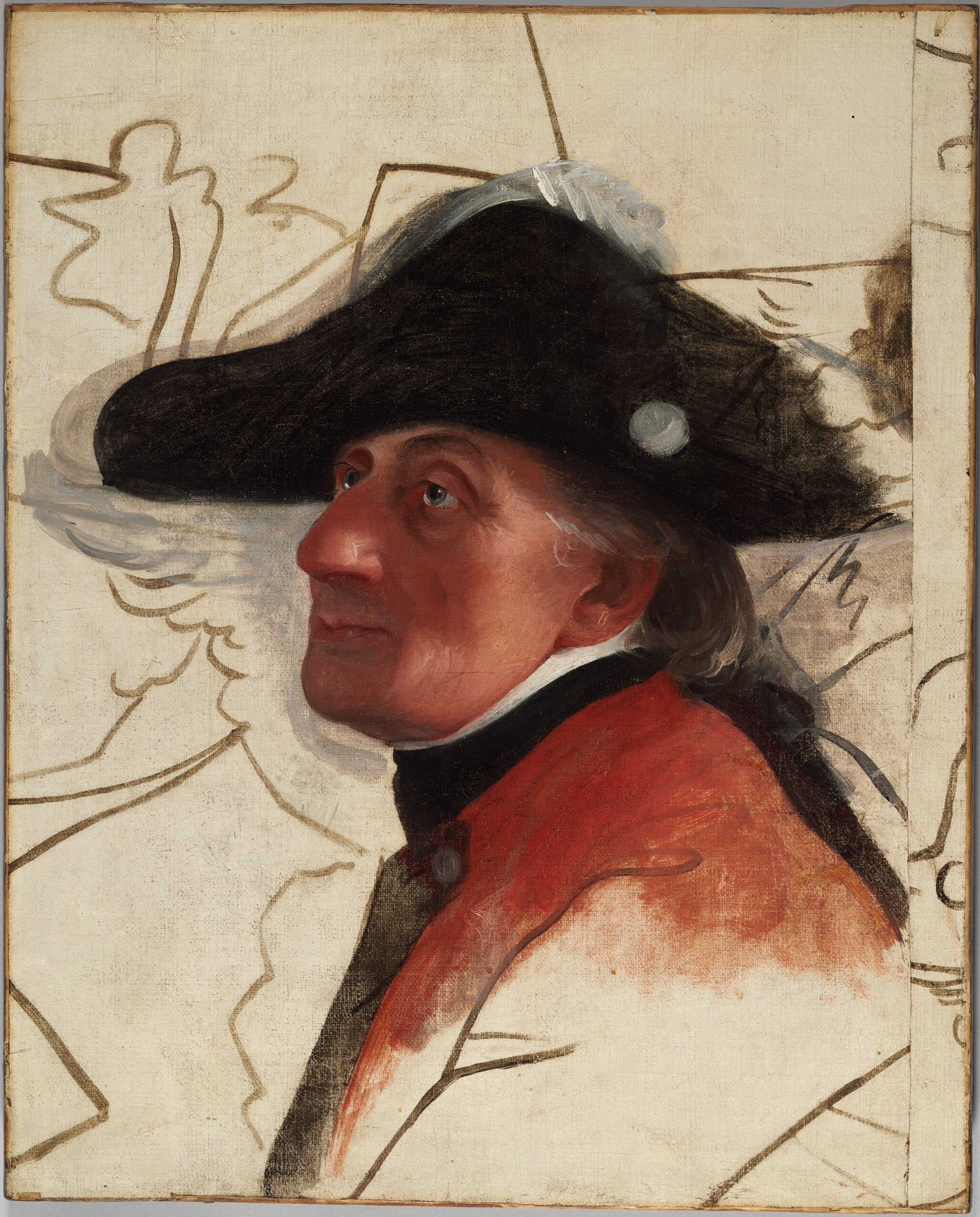 Colonel Gustav Friedrich von Dachenhausen, by John Singleton Copley, public domain