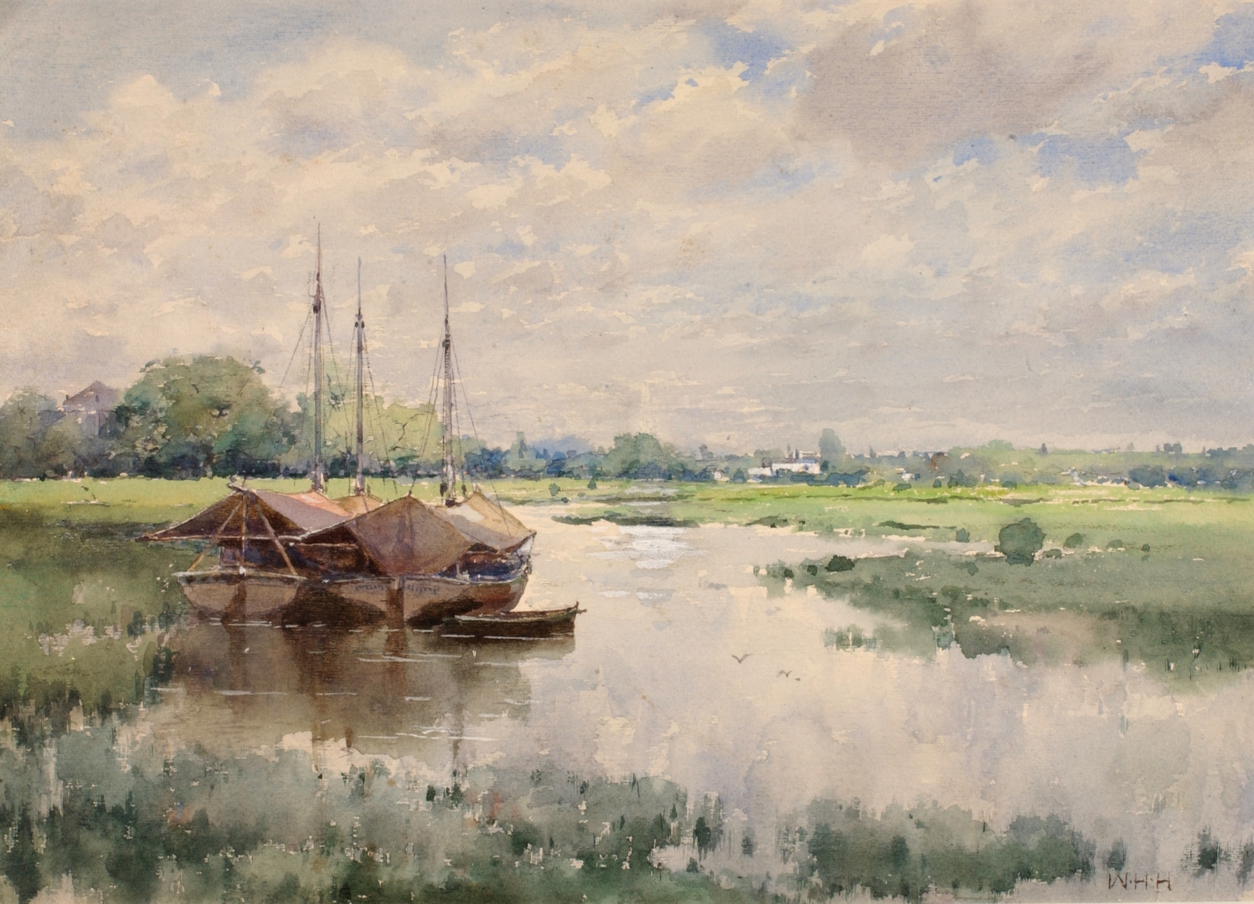 Watercolor landscape by William Henry Holmes
