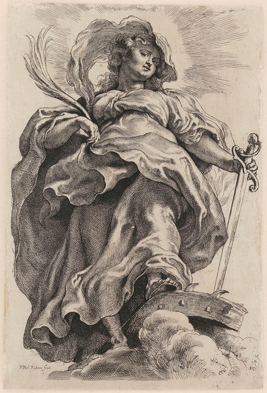 Saint Catherine of Alexandria by Peter Paul Rubens showcases a dramatic depiction of the saint.