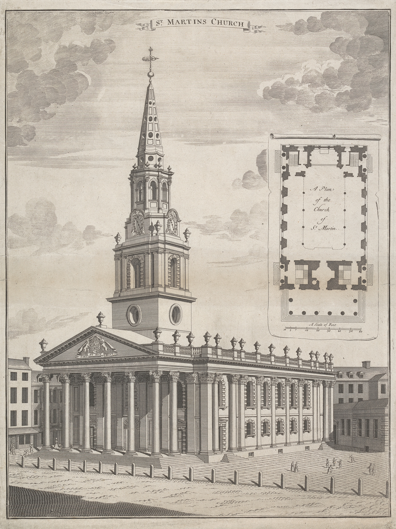St. Martin’s Church architecture at twilight by Sutton Nicholls