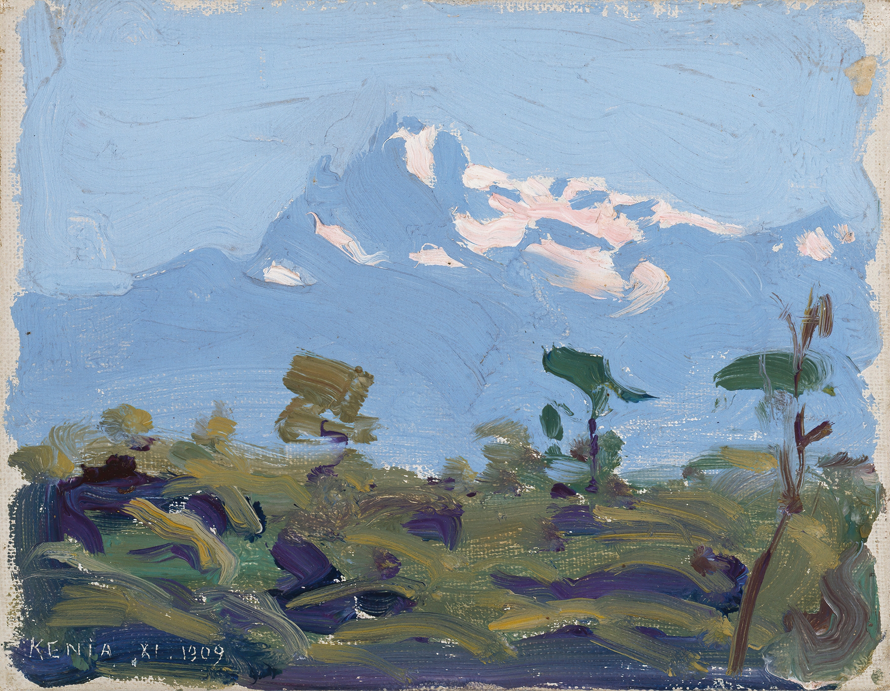 Mount Kenya, by Akseli Gallen-Kallela, public domain