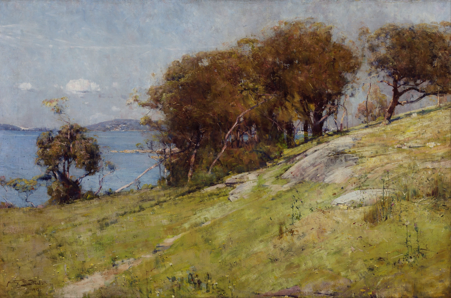 Cremorne pastoral, by Arthur Streeton, public domain