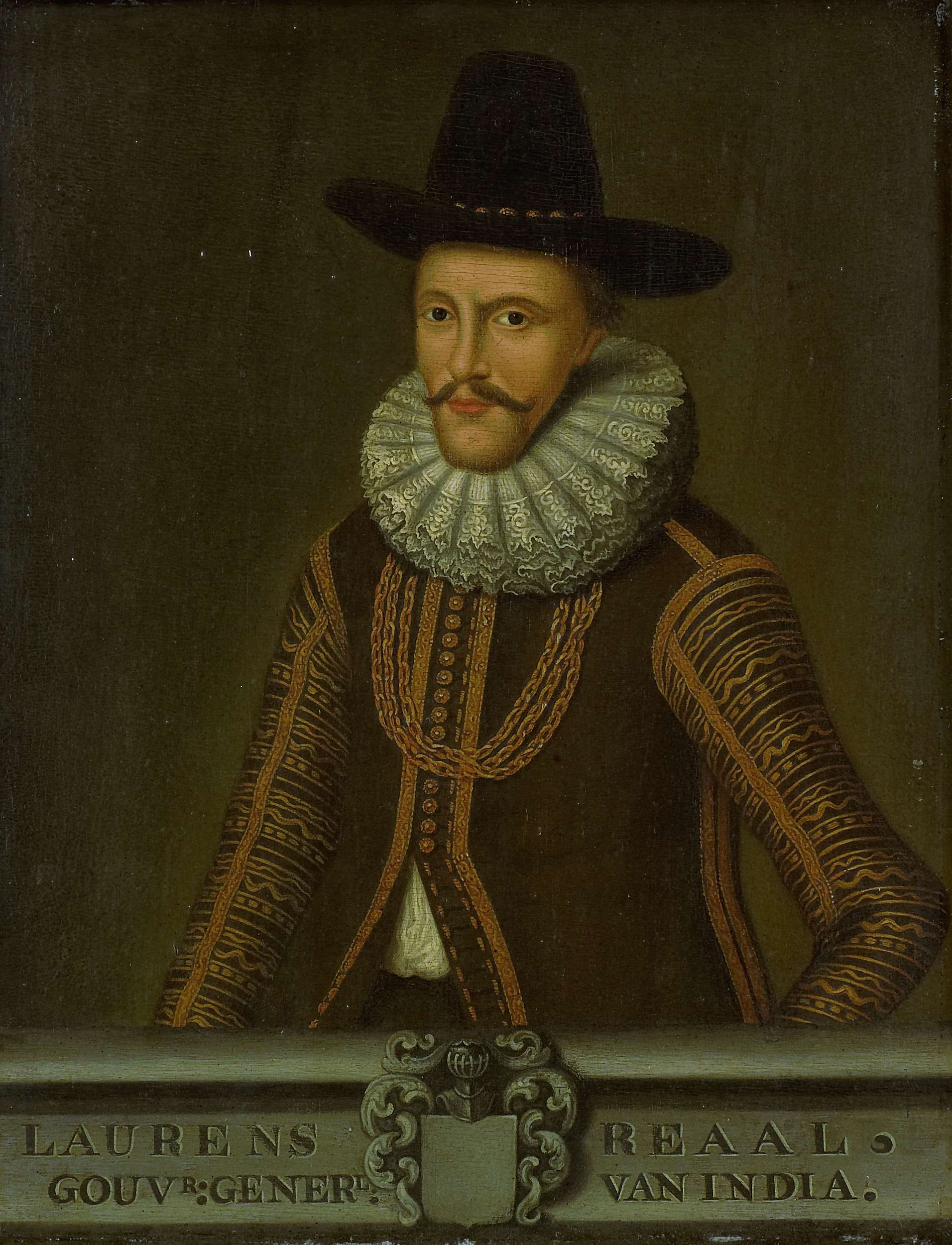 Portrait of Laurens Reael, Governor-General of the Dutch East Indies, oil on panel by Unknown Artist