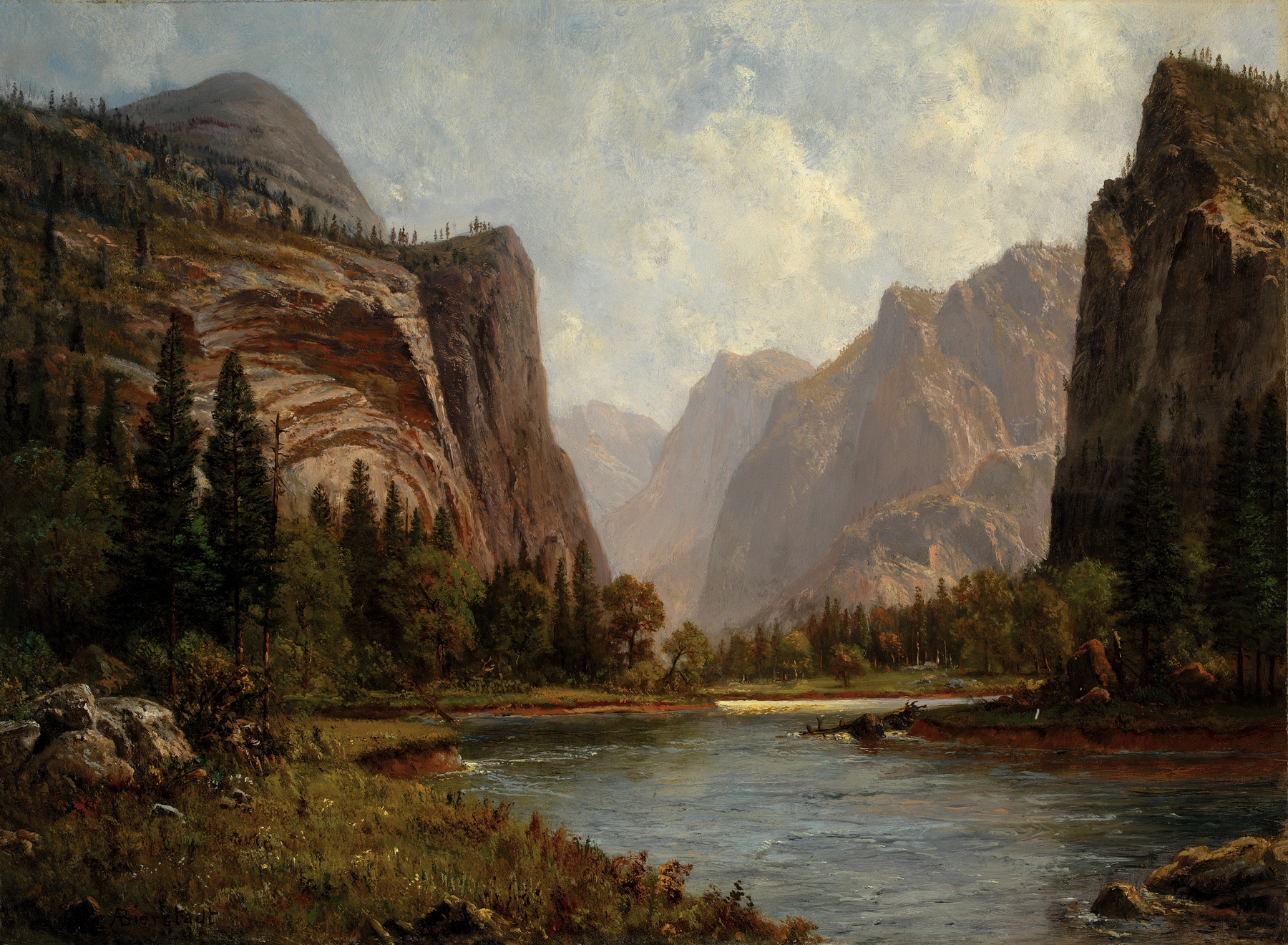 Gates of the Yosemite, by Albert Bierstadt, public domain
