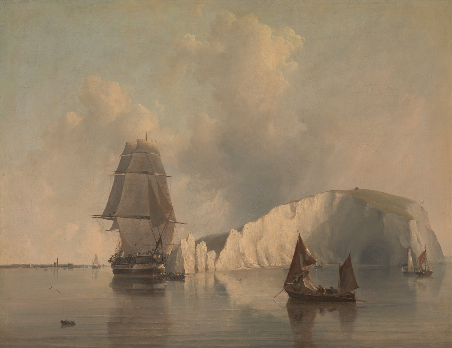 Off the Needles, Isle of Wight, by Edward William Cooke, public domain