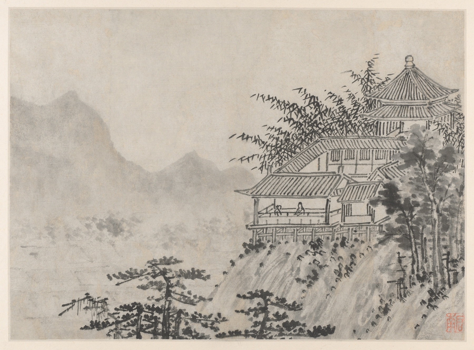 The Thousand Acres of Clouds, by Shen Zhou, public domain