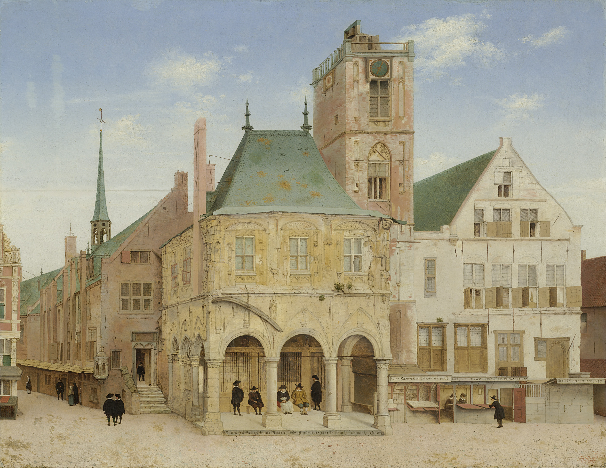The Old Town Hall of Amsterdam, by Pieter Jansz Saenredam, public domain