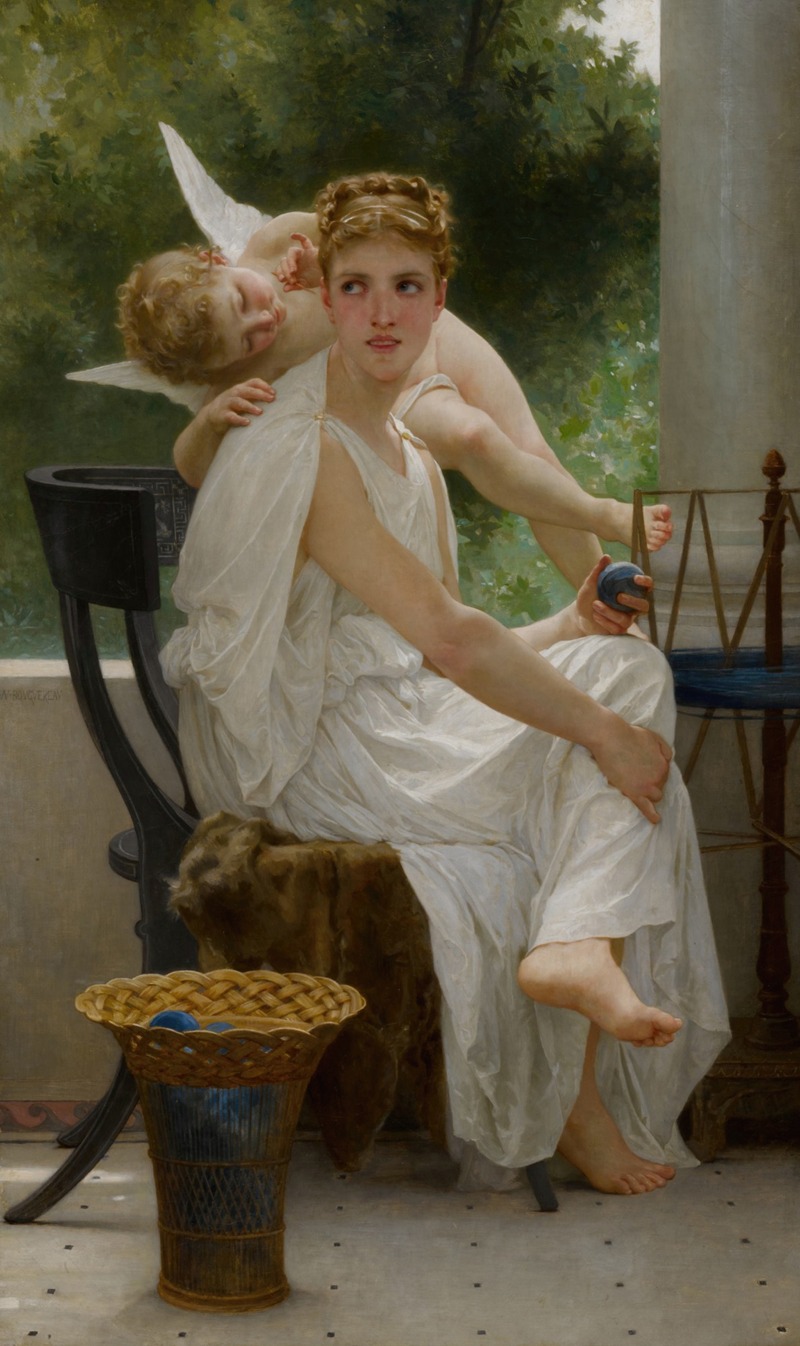 Le travail interrompu by William Bouguereau