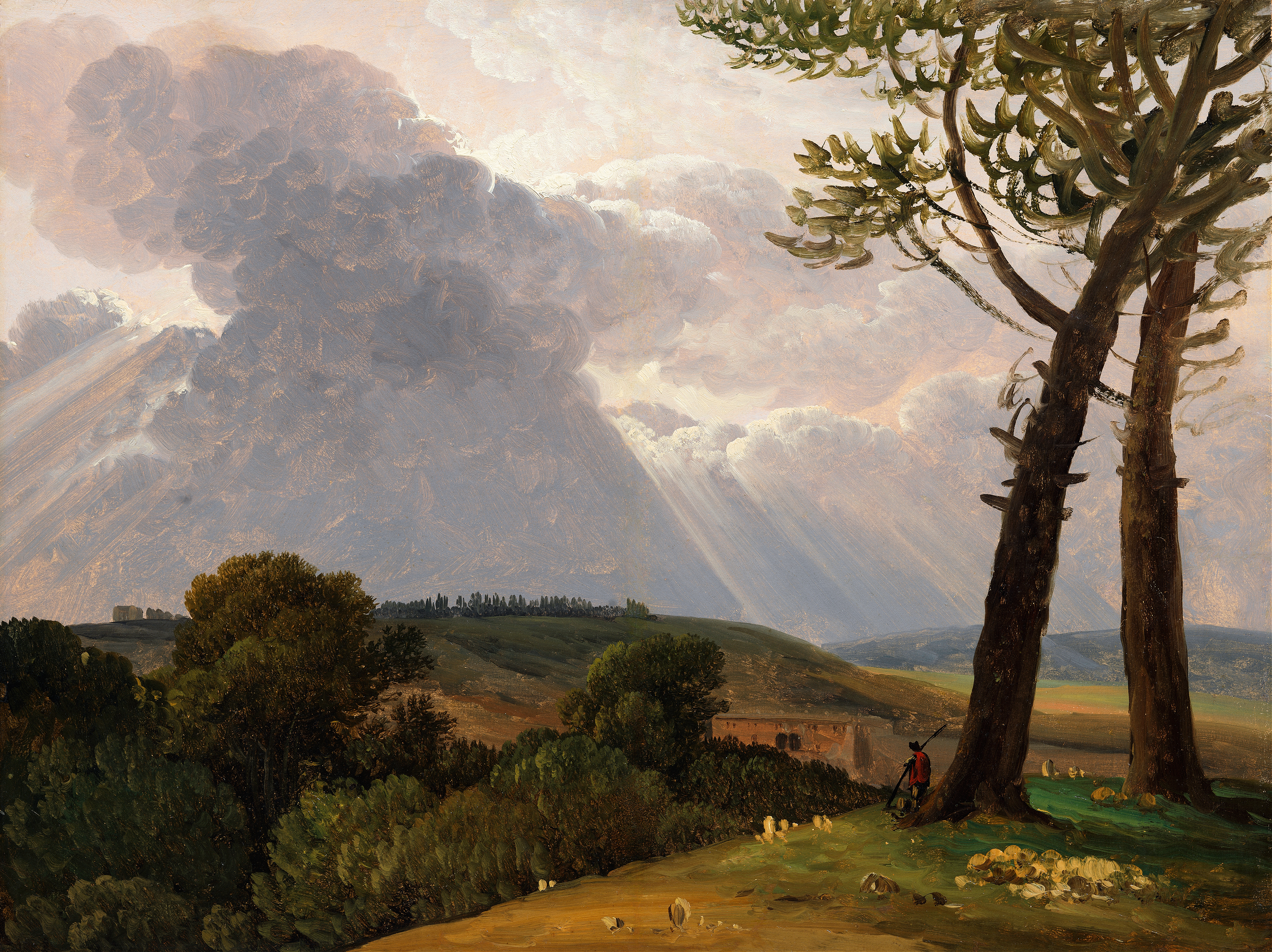 Studie från romerska campagnan, by Simon Denis, public domain