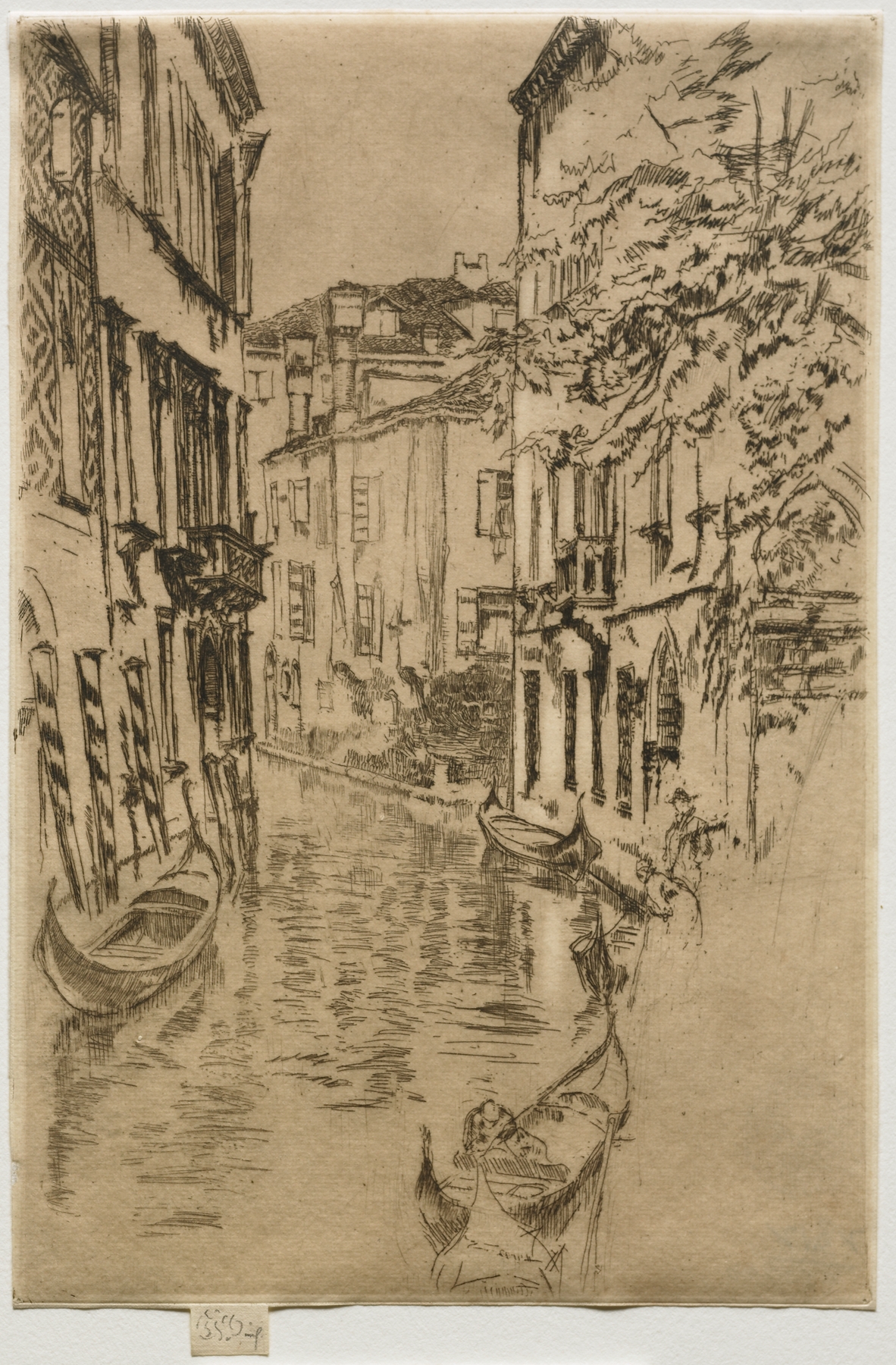 Quiet Canal, by James Abbott McNeill Whistler, public domain