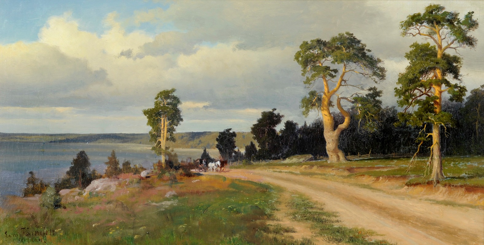 Eero Järnefelt's 'Landscape' captures the serene beauty of nature.