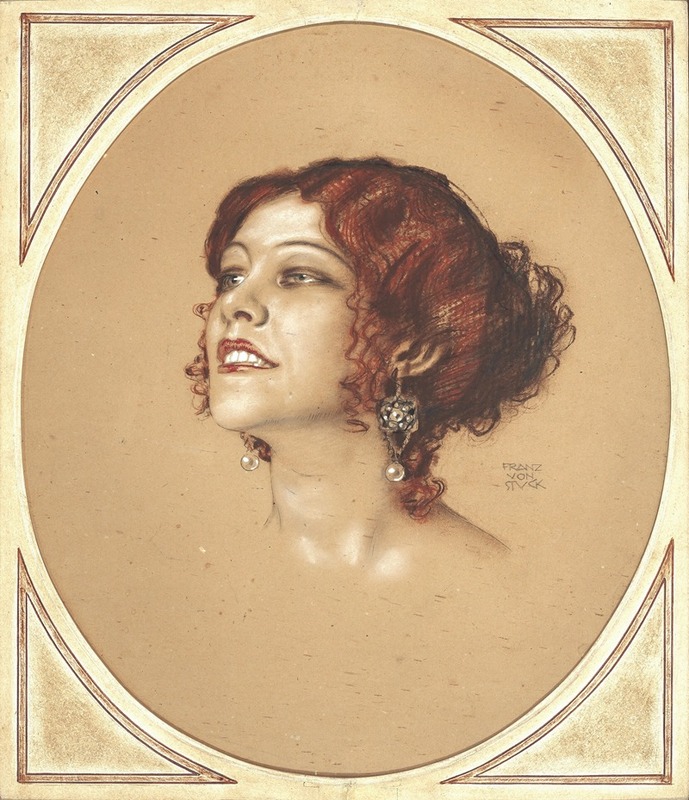 Franz von Stuck's painting features Tilla Durieux as the mythological figure Circe.
