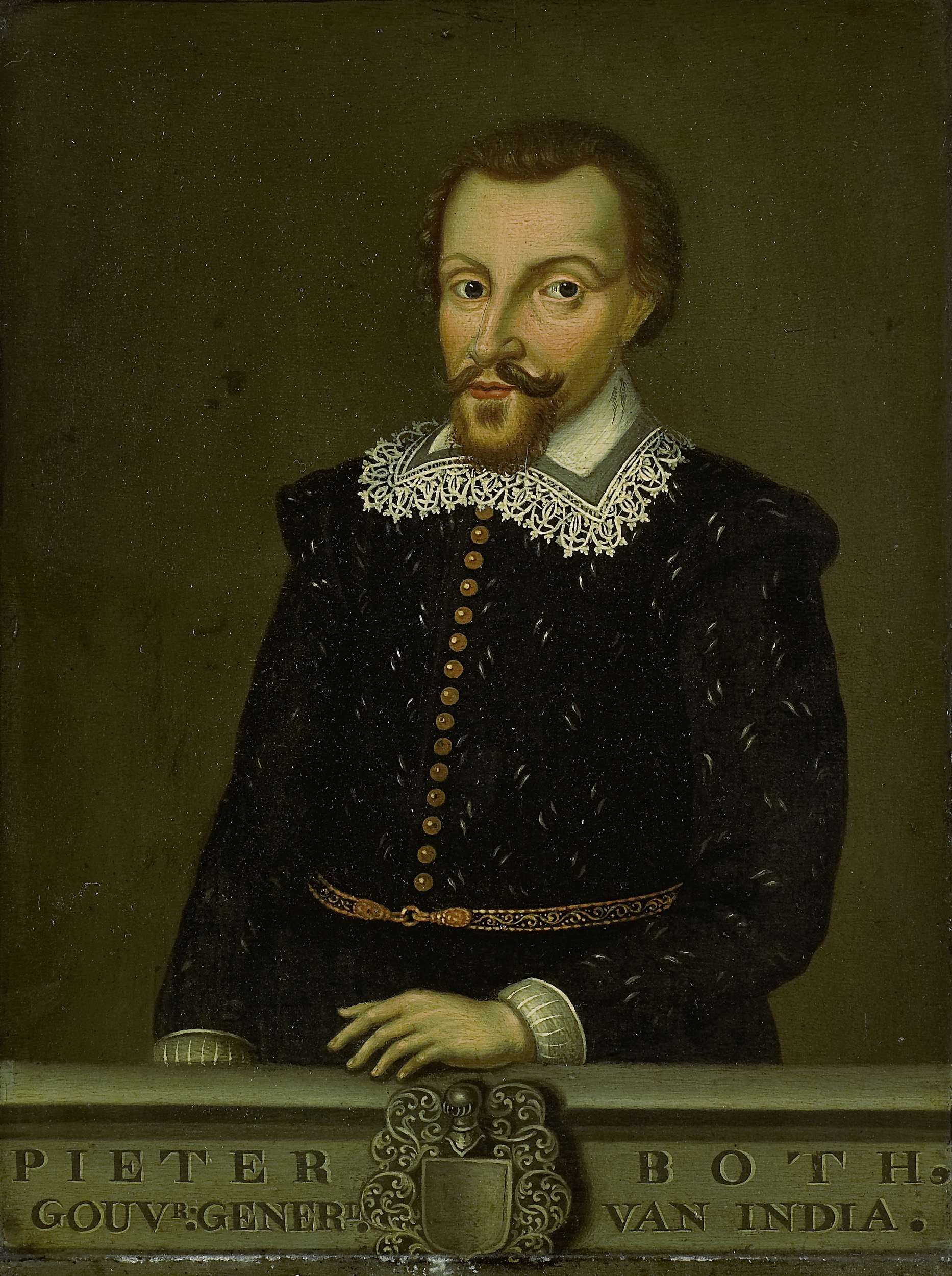 Portrait of Pieter Both, Governor-General of the Dutch East Indies, oil on panel by unknown artist