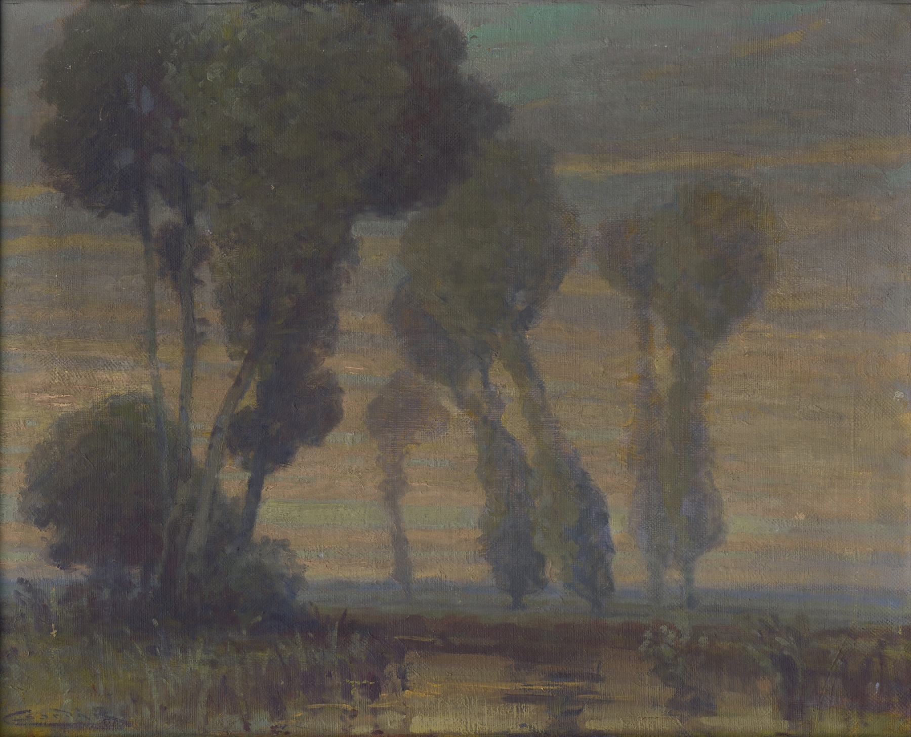 Landscape, by Ľudovít Čordák, public domain