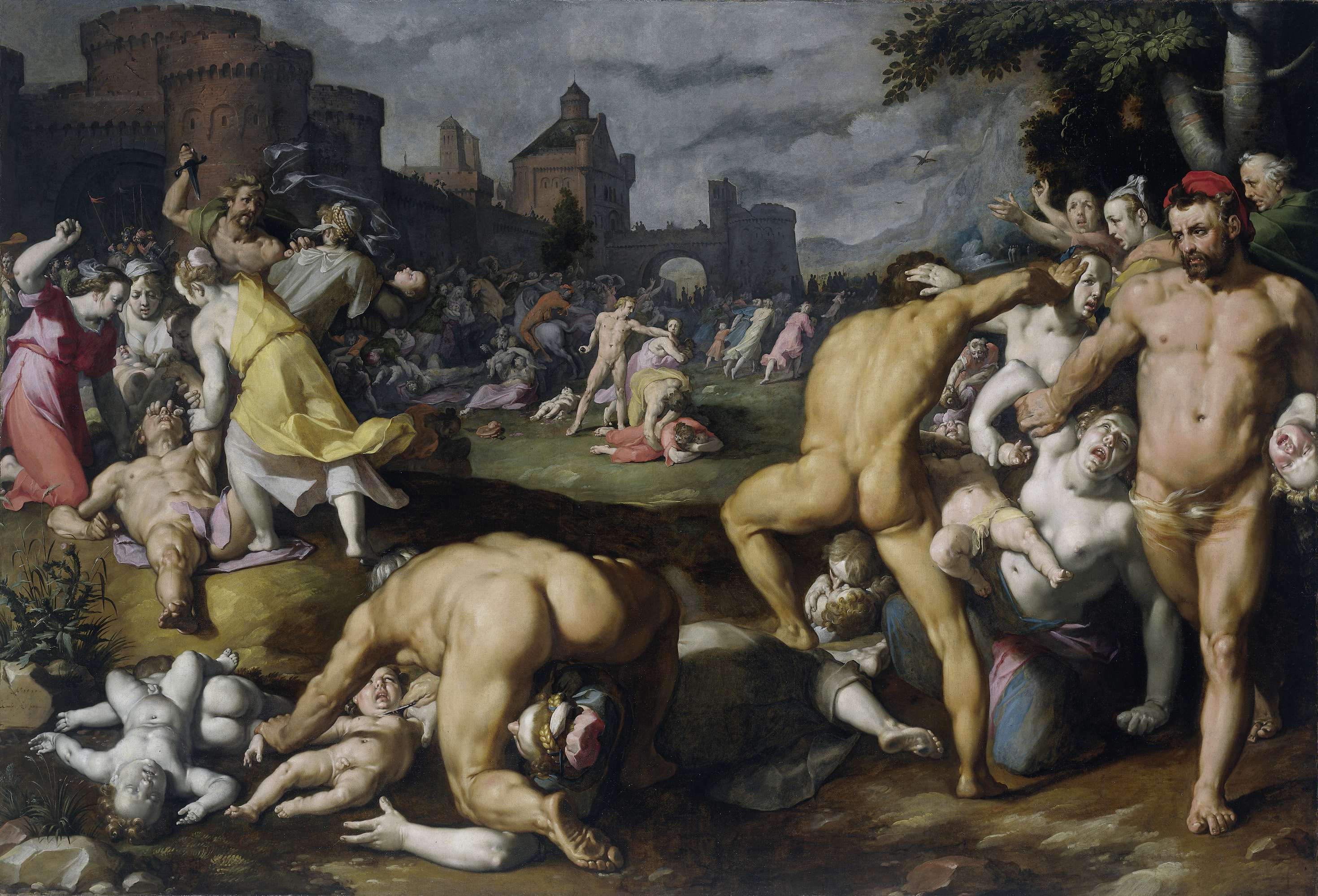 The Massacre of the Innocents, by Cornelis Cornelisz. van Haarlem, public domain