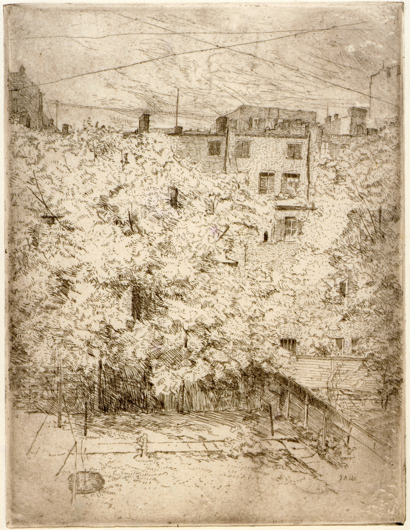 Landscape with wildflowers and dappled sunlight by Julian Alden Weir, oil painting