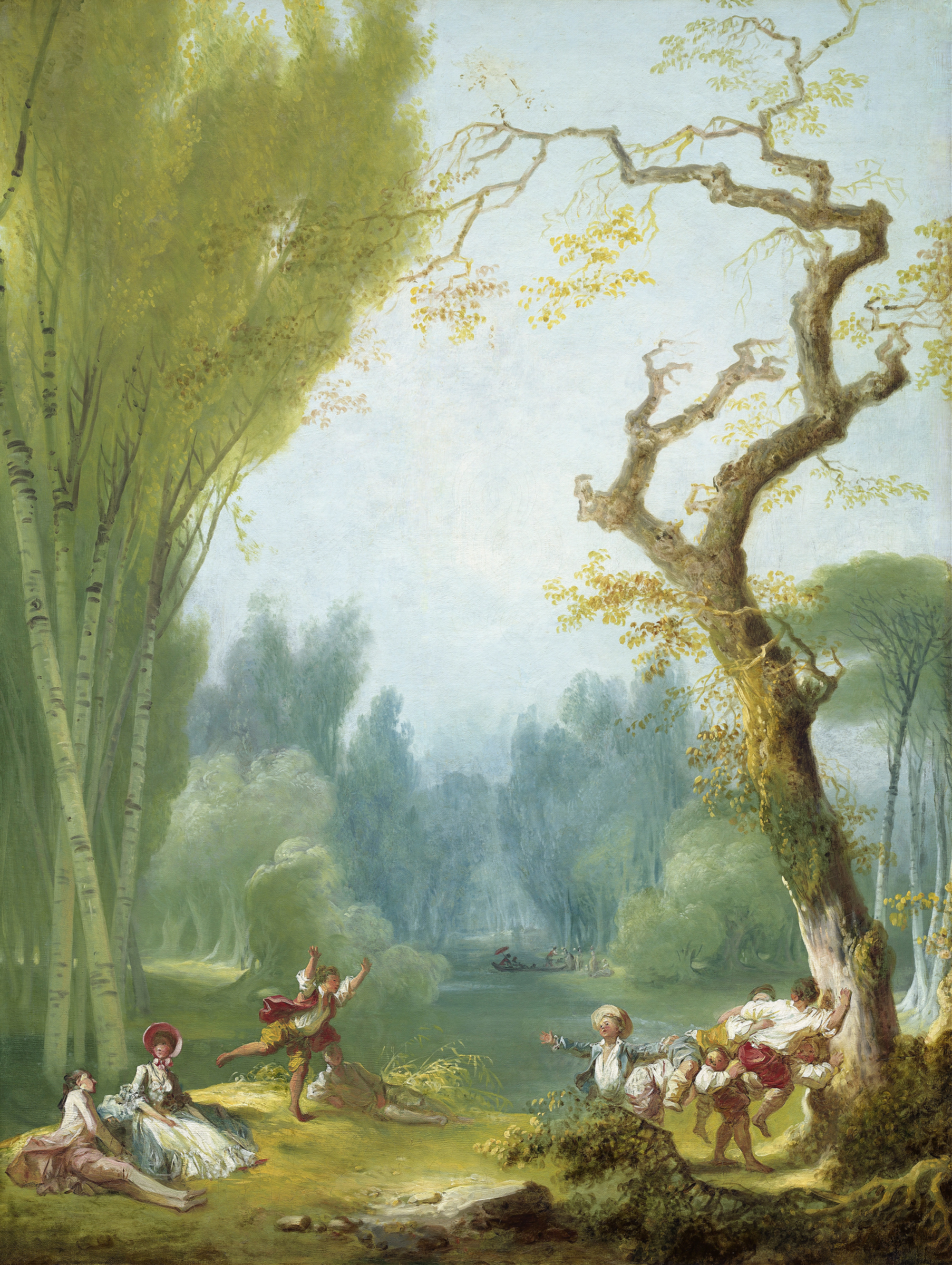 A Game of Horse and Rider, by Jean-Honoré Fragonard, public domain