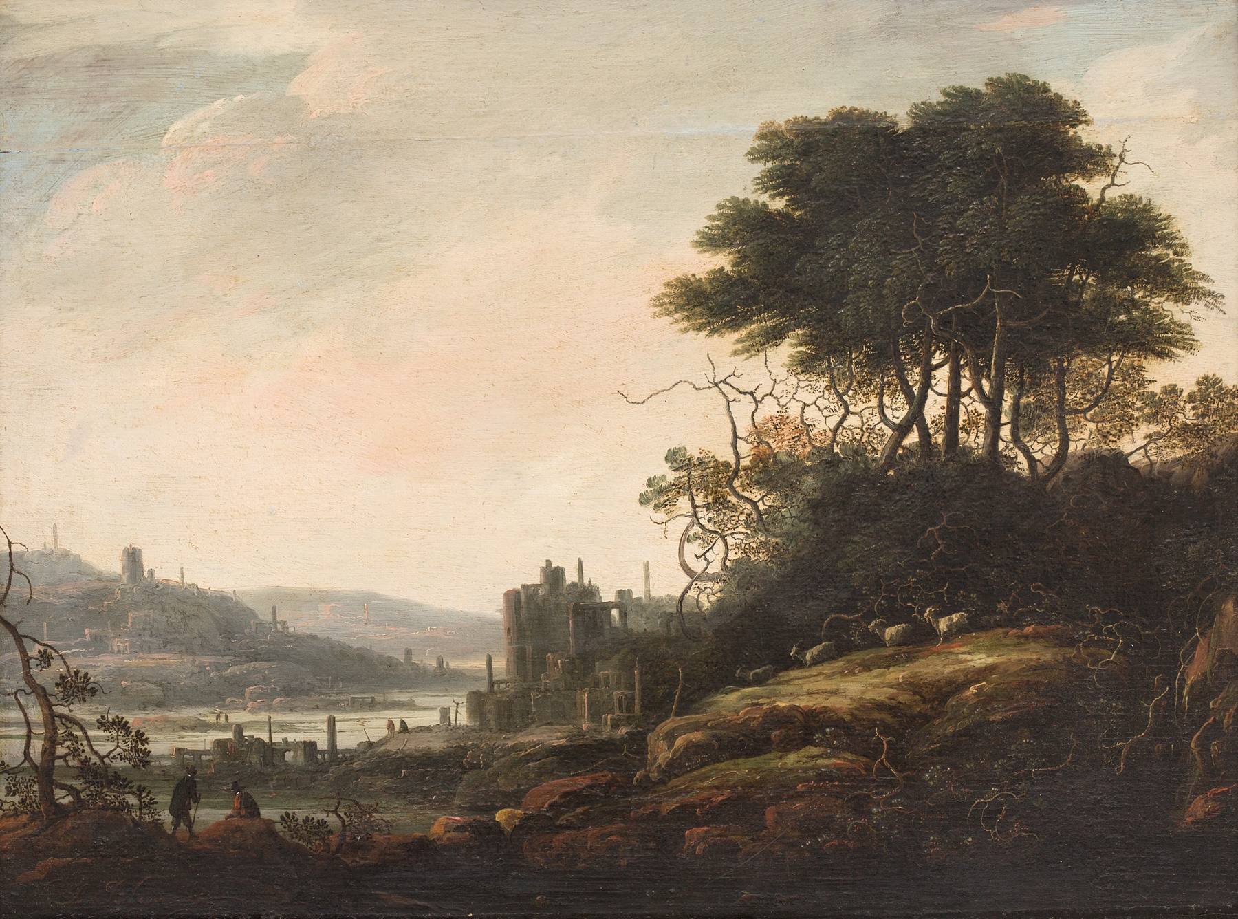 Landscape, by Abraham Bloemaert, public domain