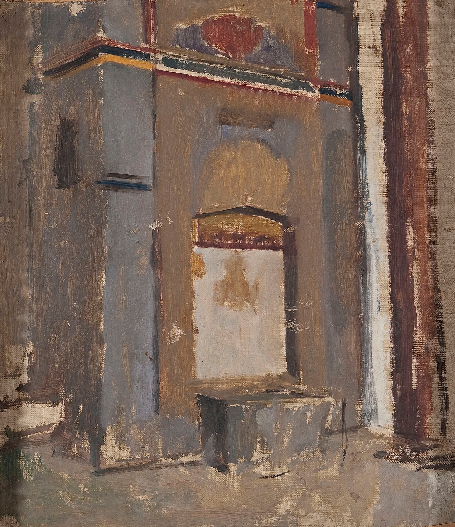 Fountain in the khan’s palace, oil on canvas by Jan Ciągliński