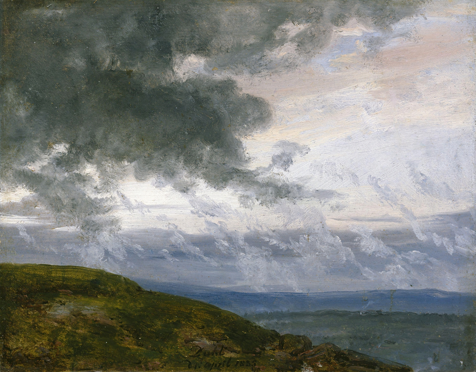 Storm Clouds, by Johan Christian Dahl, public domain