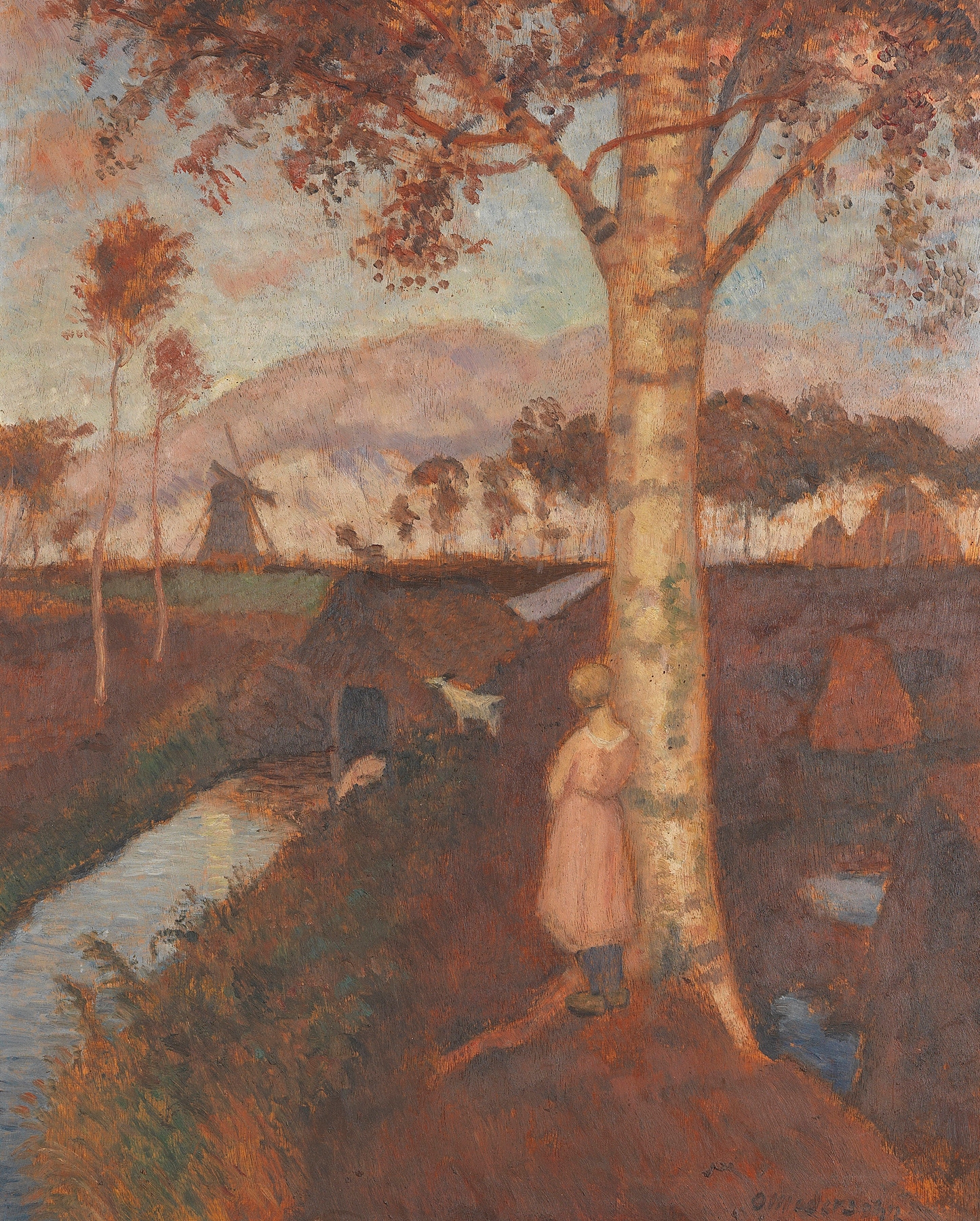 Abend im Moor, by Otto Modersohn, public domain