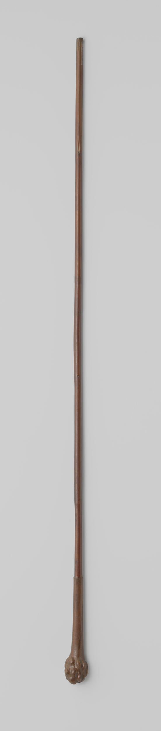 Still life of a bamboo parasol by Gustav Schnitzler