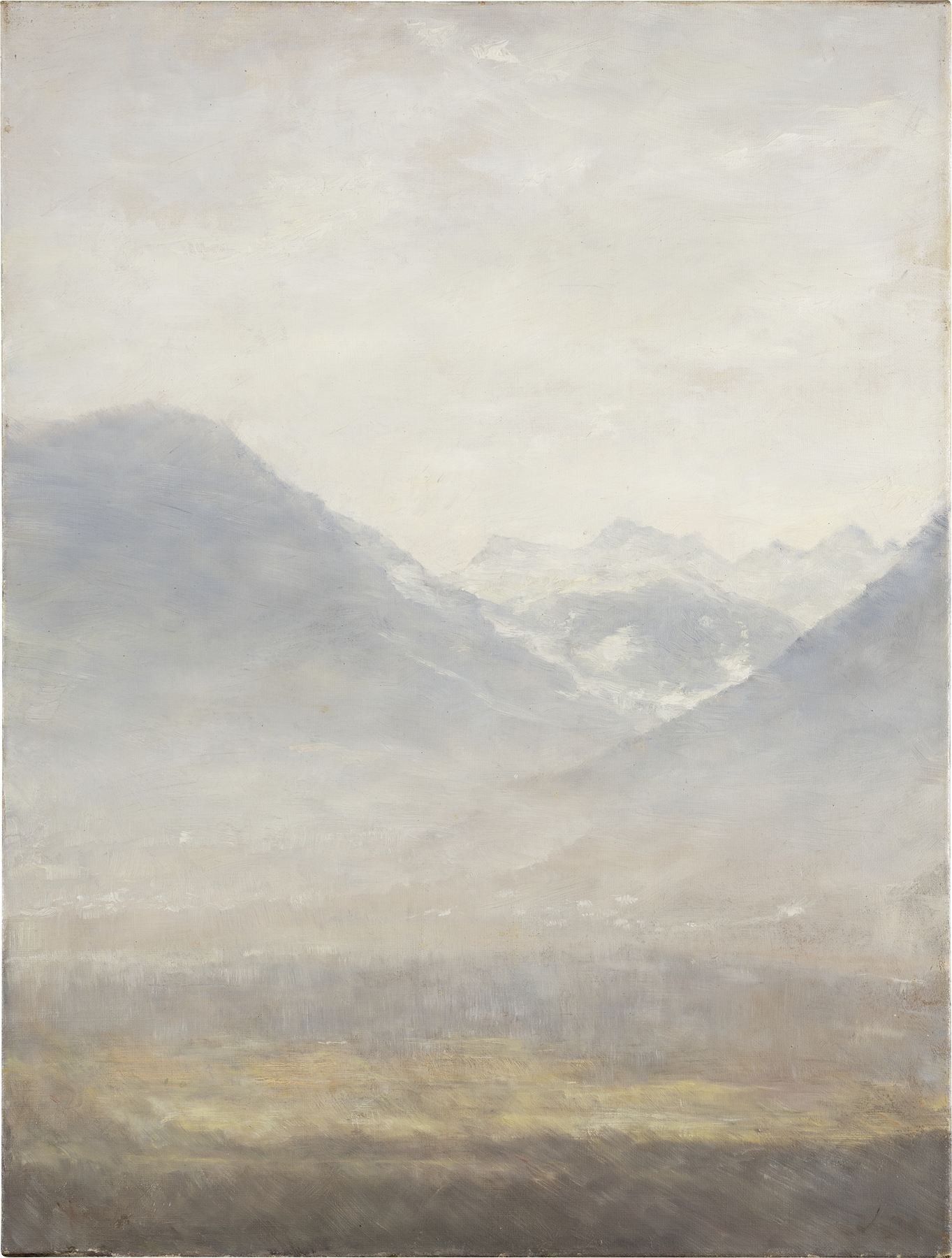 View of the Ulten Valley, oil on canvas by Louis Eysen, depicting lush greenery and mountains.