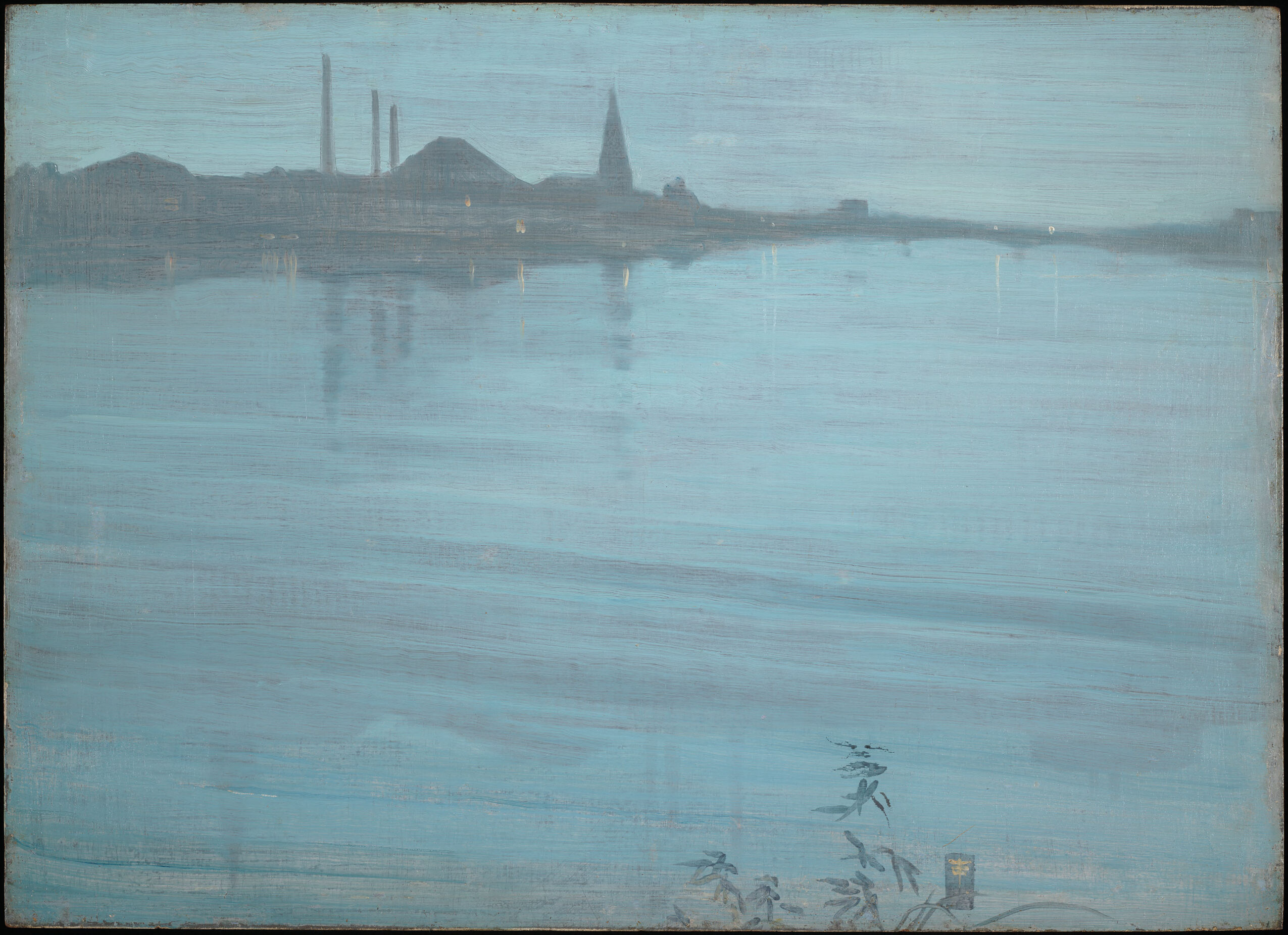 Nocturne in Blue and Silver, by James Abbott McNeill Whistler, public domain