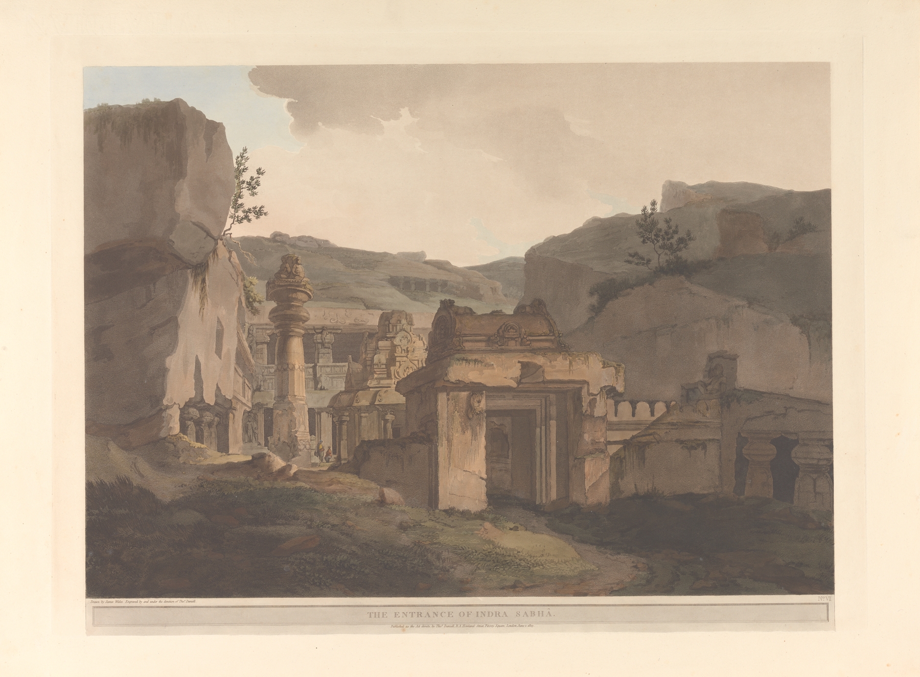 Oriental scenery Pl.31, by Thomas Daniell, public domain